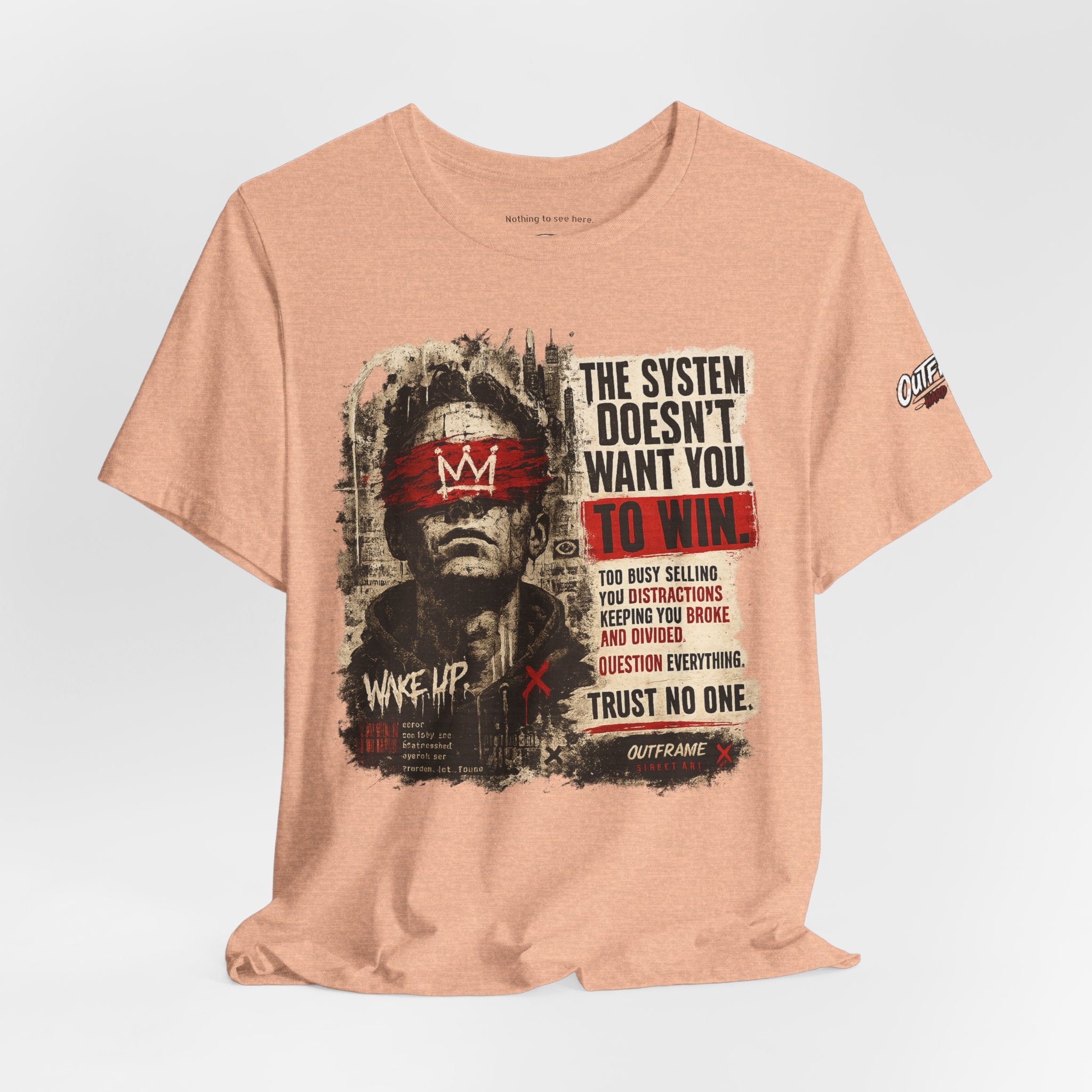 The System Doesn't Want You To Win – Hard Truths Premium Graphic T-Shirt
