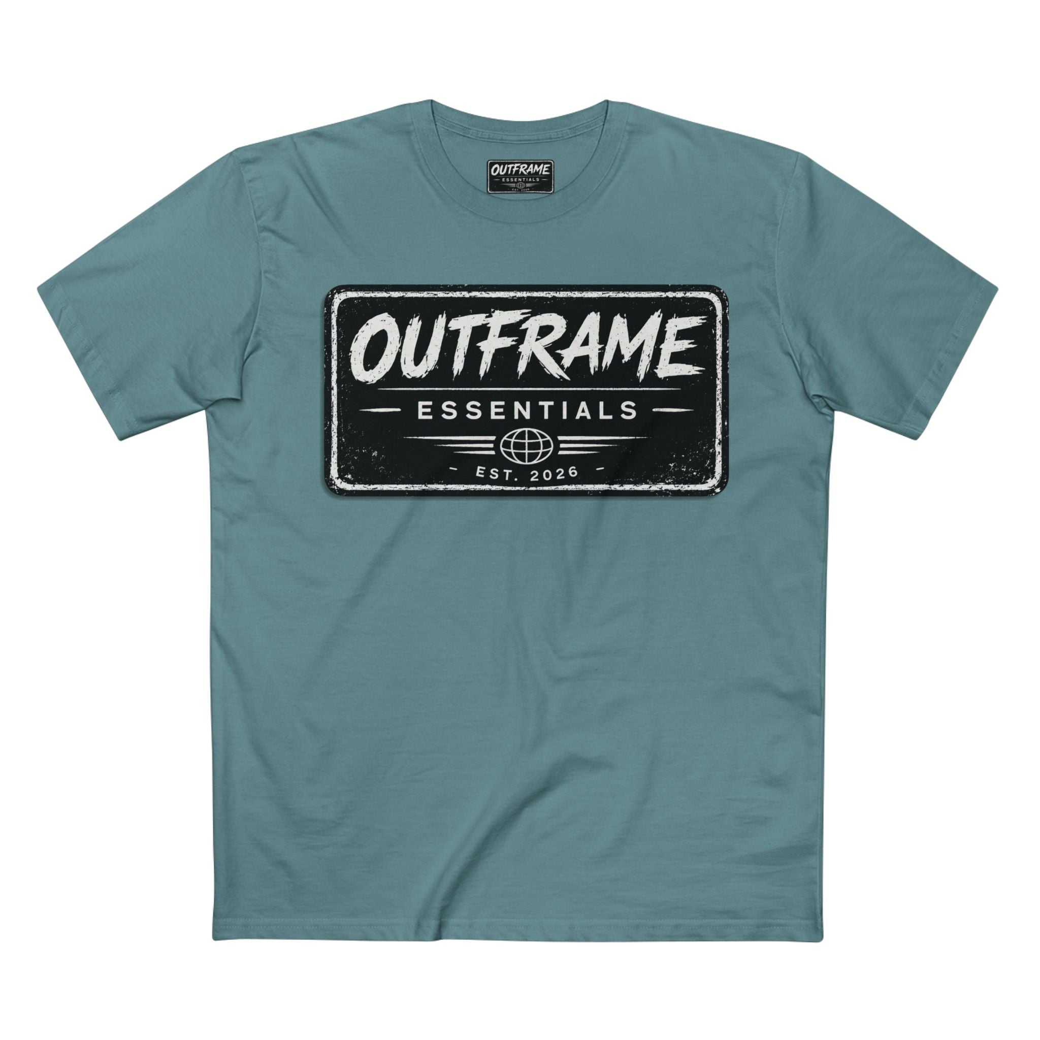 OUTFRAME® Essentials Logo T-Shirt | Premium Minimalist Streetwear | Signature Collection