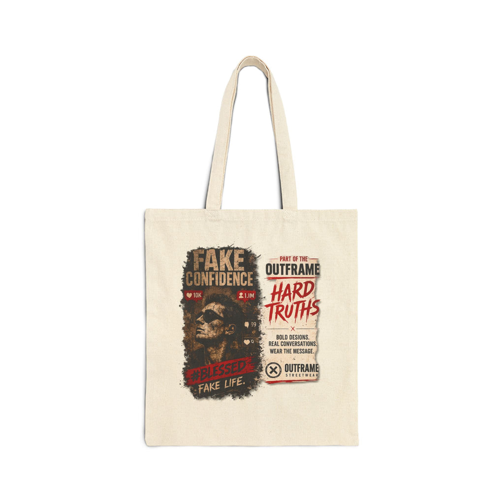 Canvas Tote Bag — "The System Doesn’t Want You" Protest Graphic Shopper