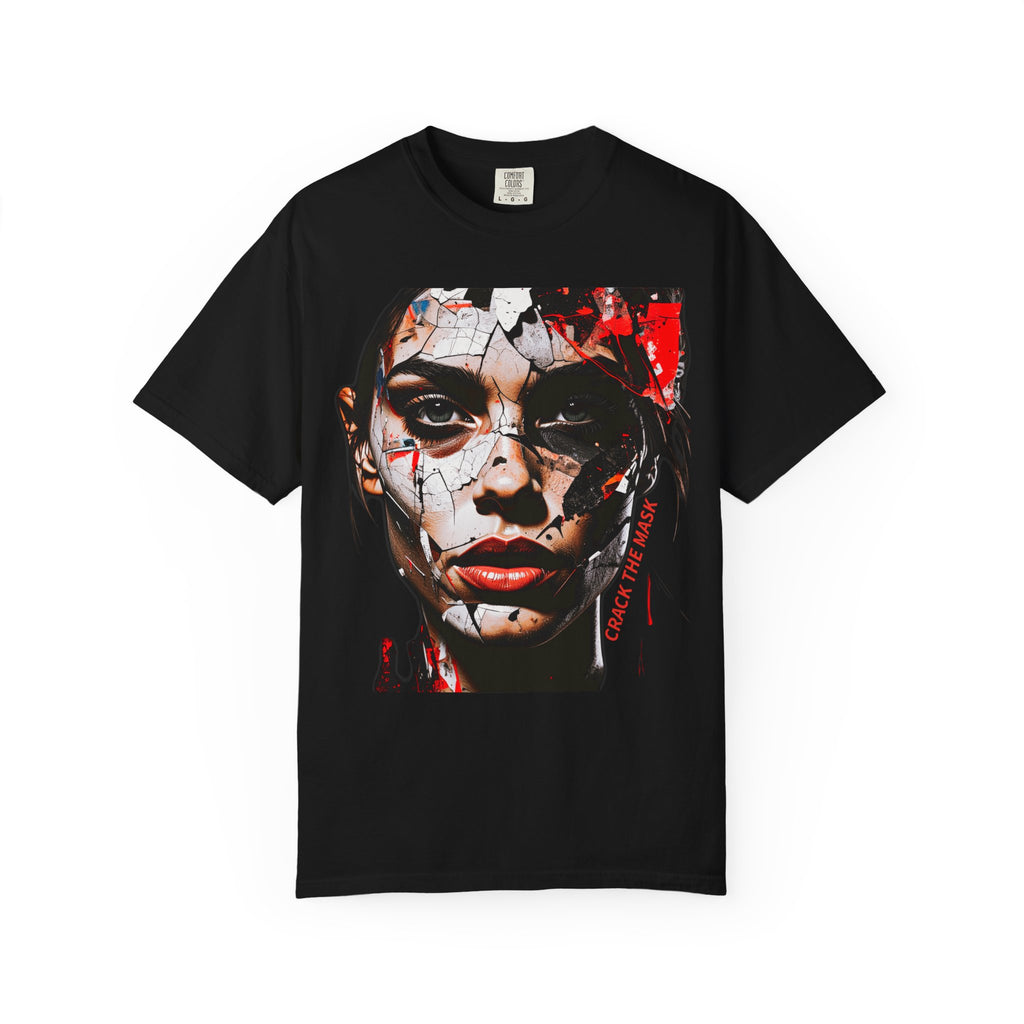 CRACK THE MASK – Dark Statement Graphic Tee