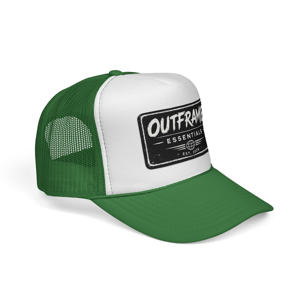 OUTFRAME Essentials – Premium Brush Logo Trucker Cap