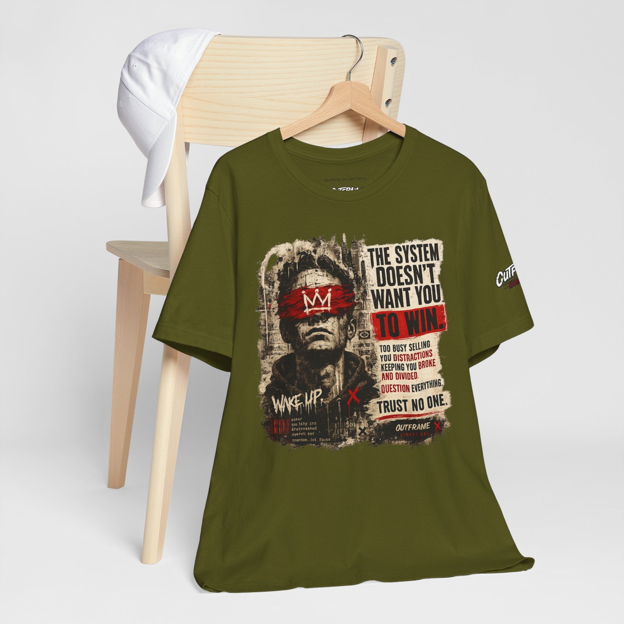 The System Doesn't Want You To Win – Hard Truths Premium Graphic T-Shirt