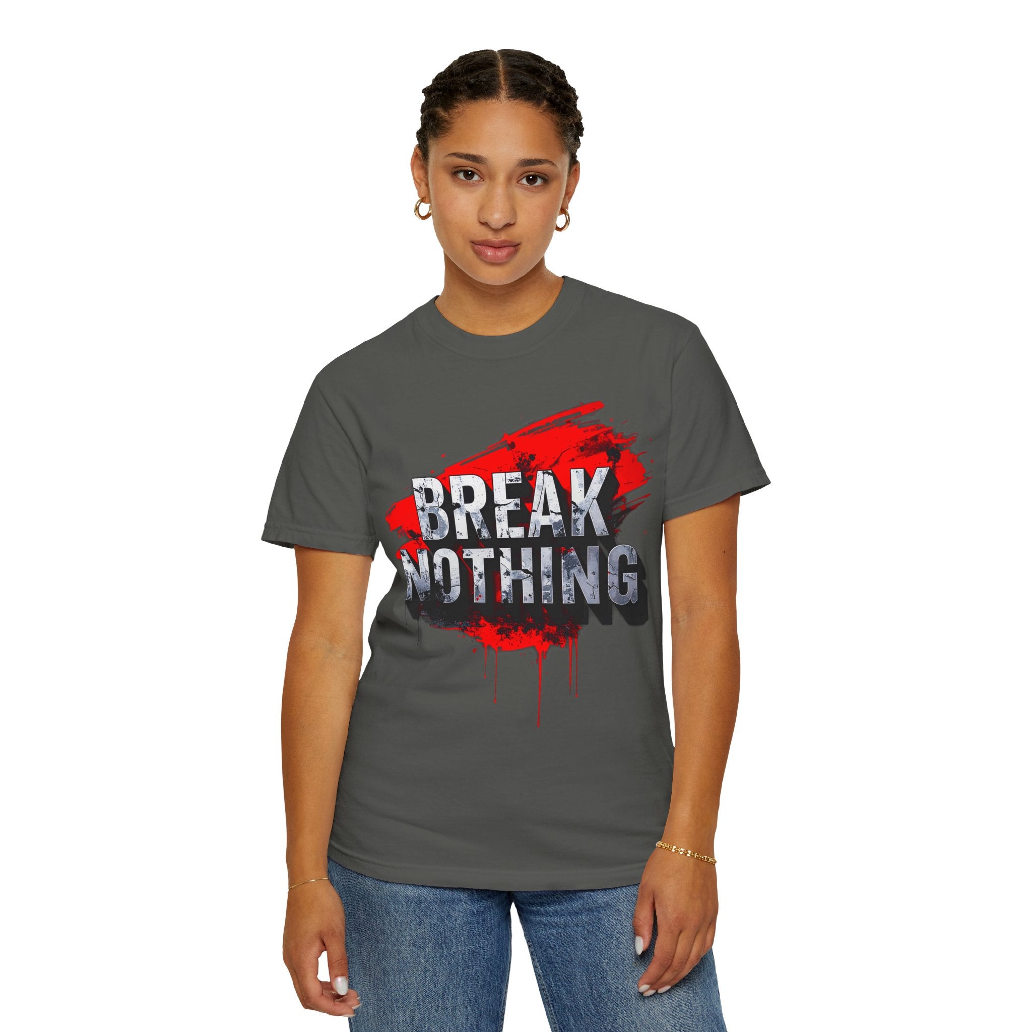 BREAK NOTHING – RAW Statement Hoodie | Outframe