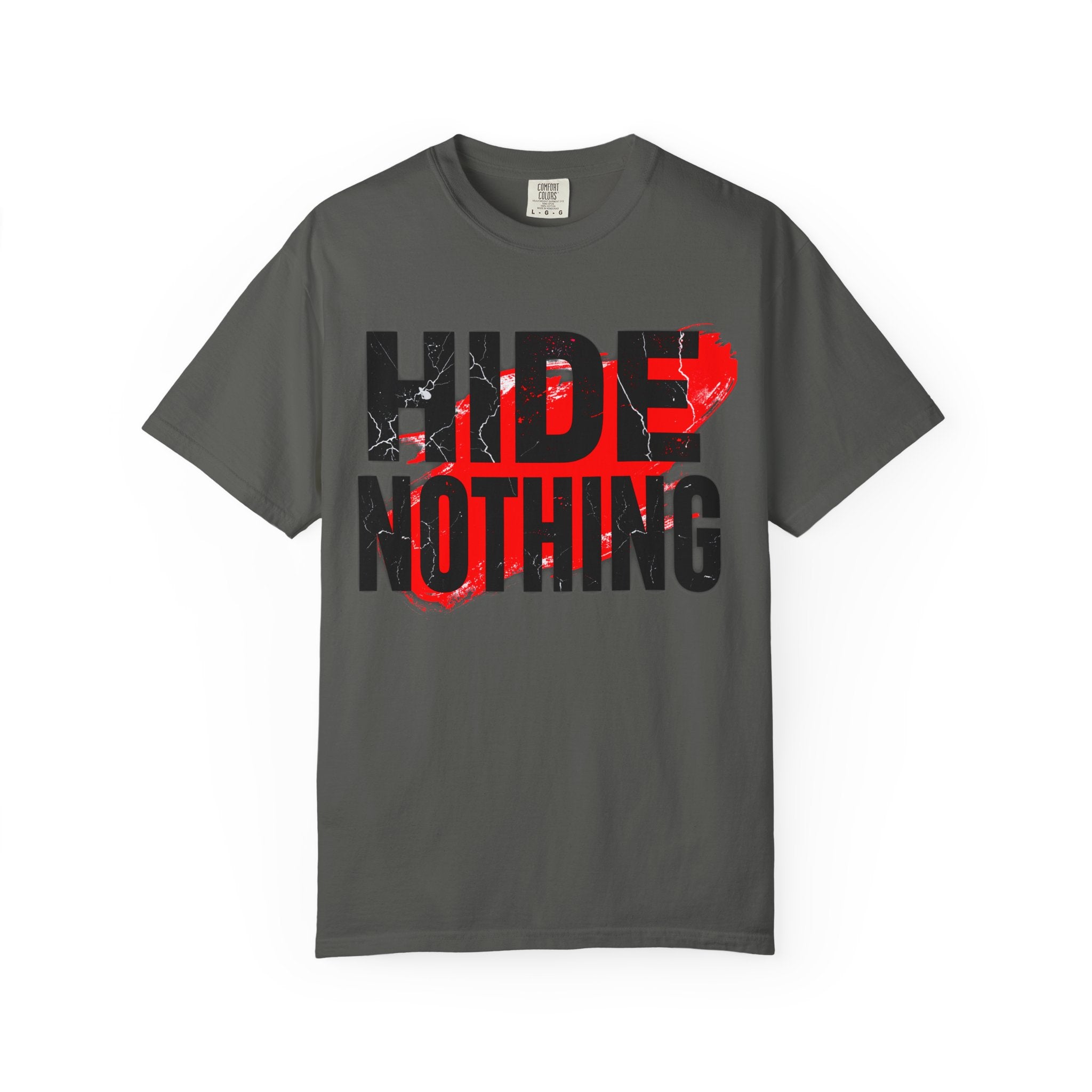 HIDE NOTHING – Dark RAW Hoodie | Outframe