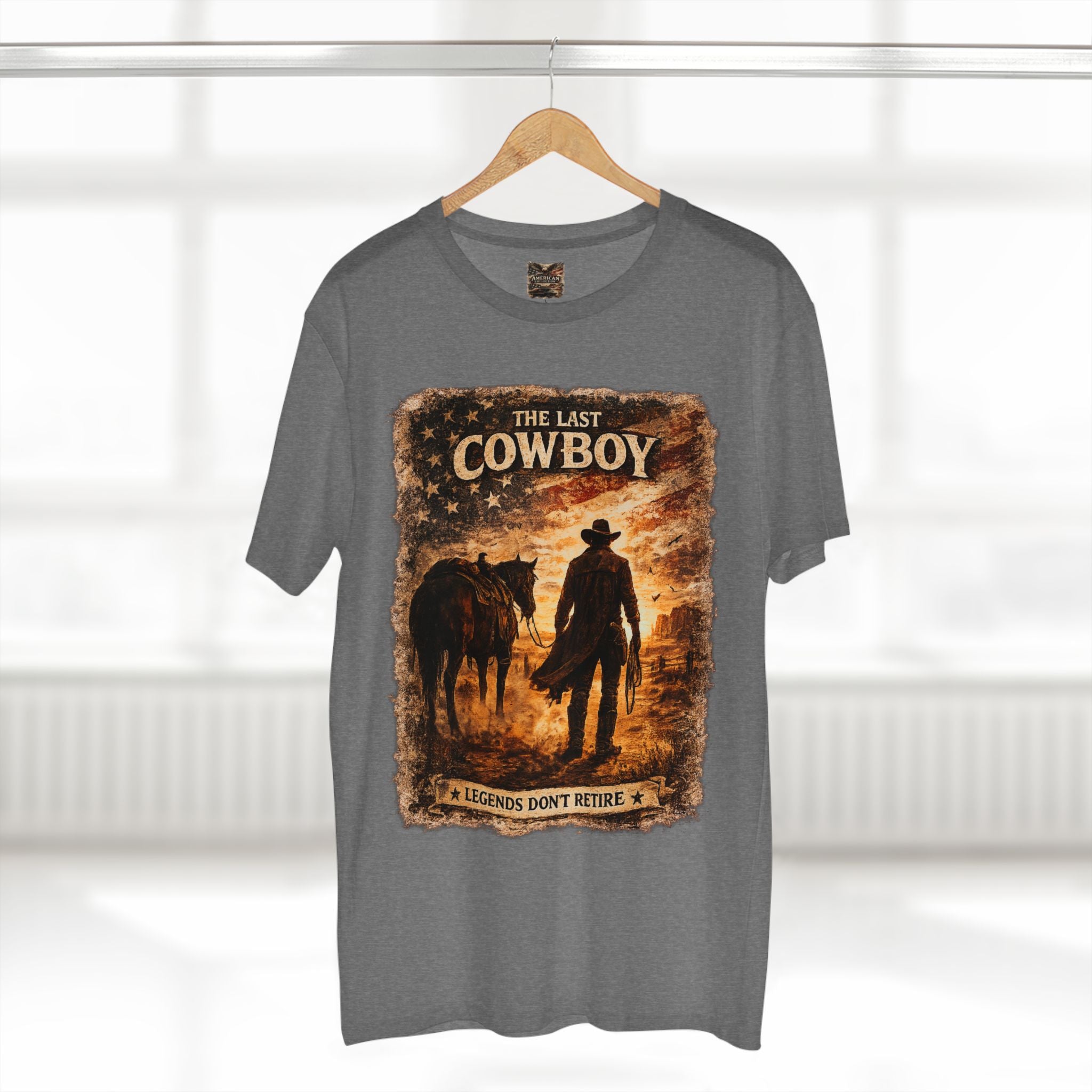 The Last Cowboy – Vintage Western Graphic T-Shirt | American Collection
