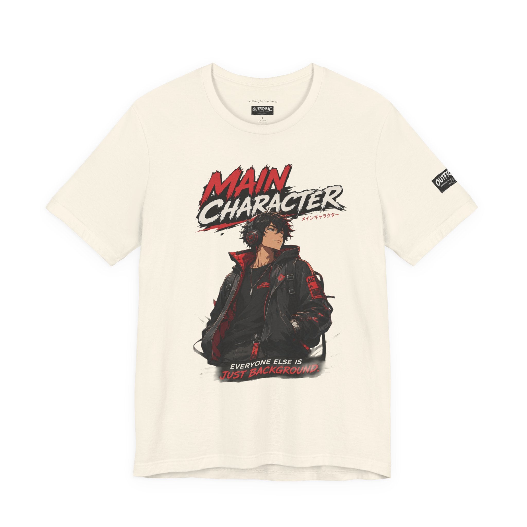 Main Character Graphic Tee — "Your Story Starts Here" Anime Streetwear