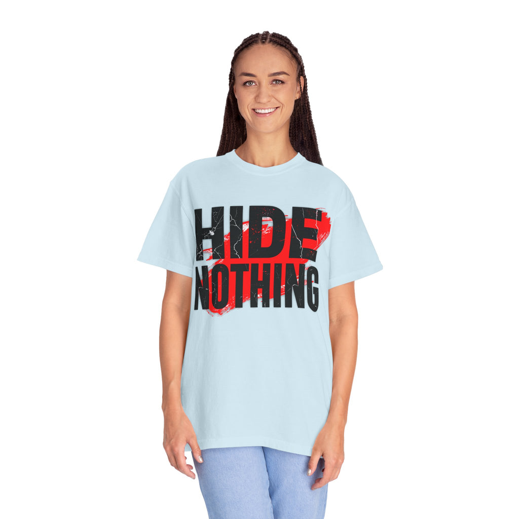 HIDE NOTHING – Dark RAW Hoodie | Outframe