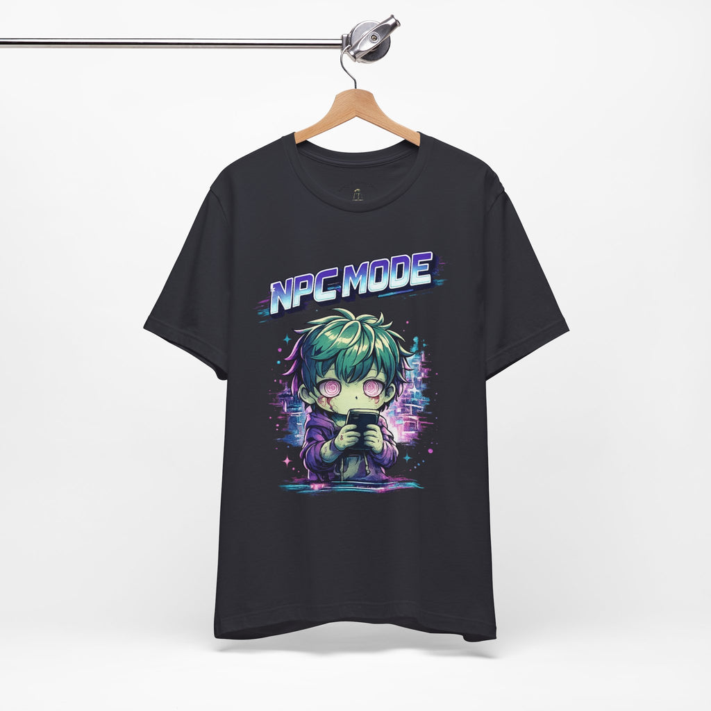 NPC MODE – Main Character Not Detected | Retro Anime Apocalypse T-Shirt