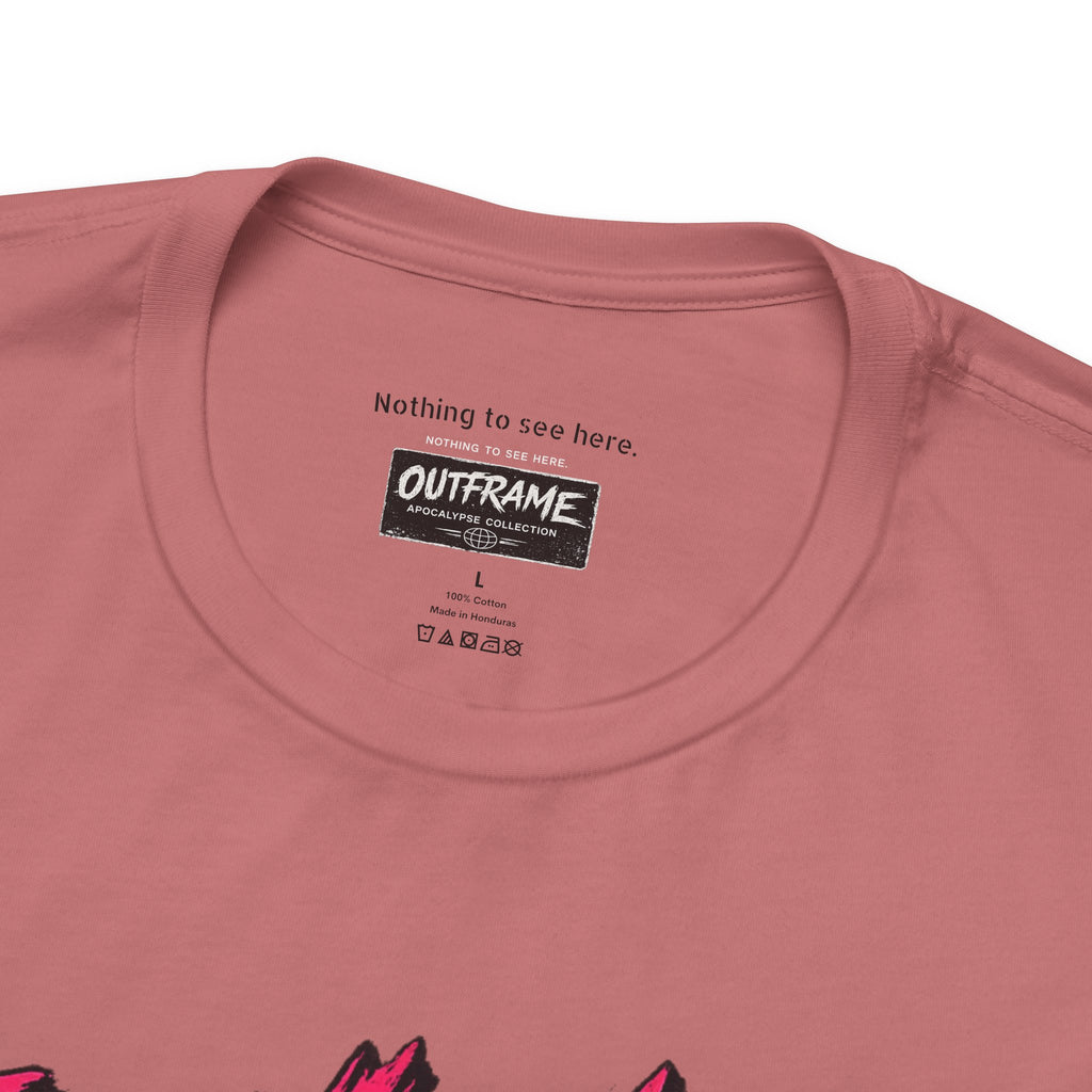 OUTFRAME™ FLEX NOW. CRY LATER. | Retro Apocalypse Graphic T-Shirt | Vintage