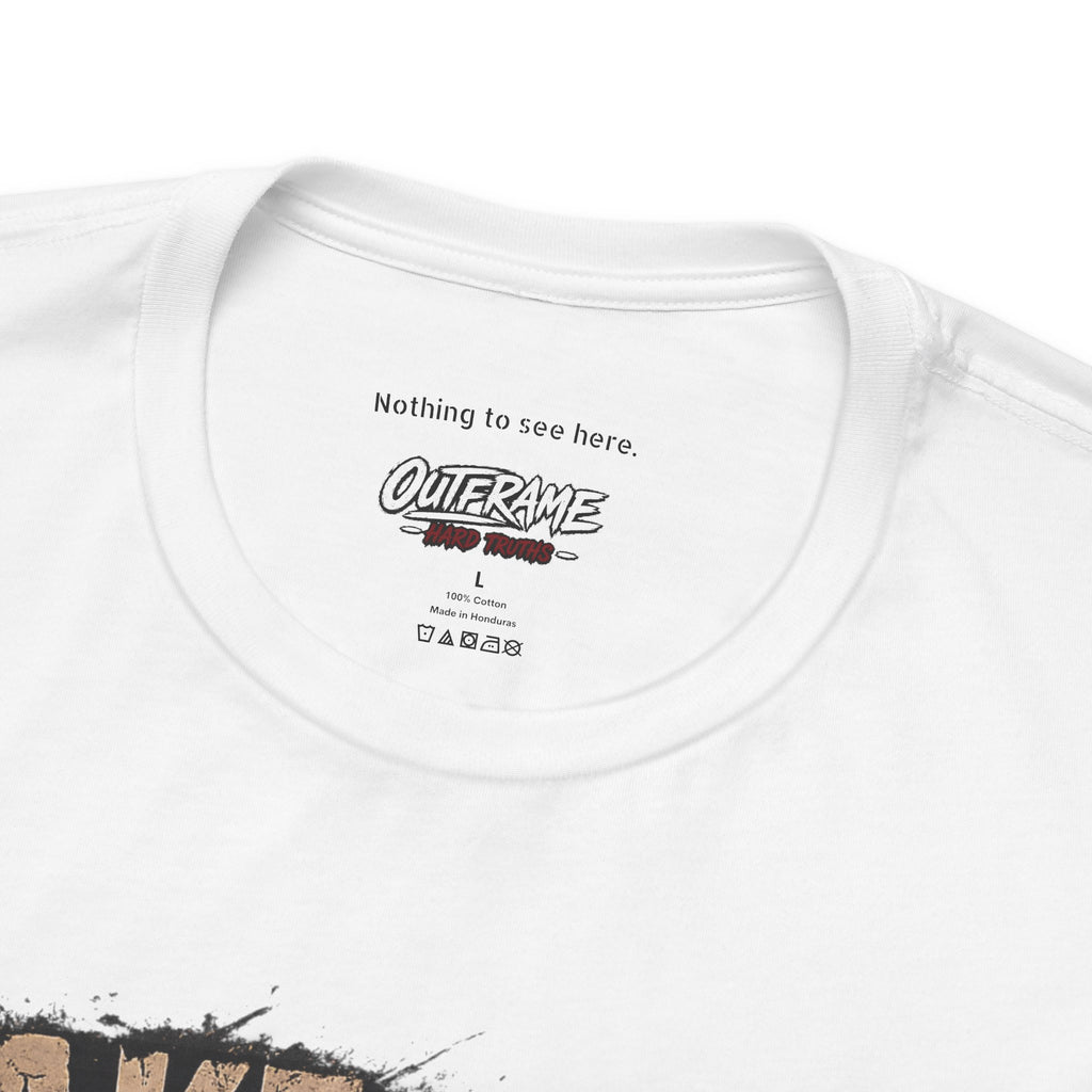 Fake Confidence – OUTFRAME Hard Truths Editorial Graphic T-Shirt