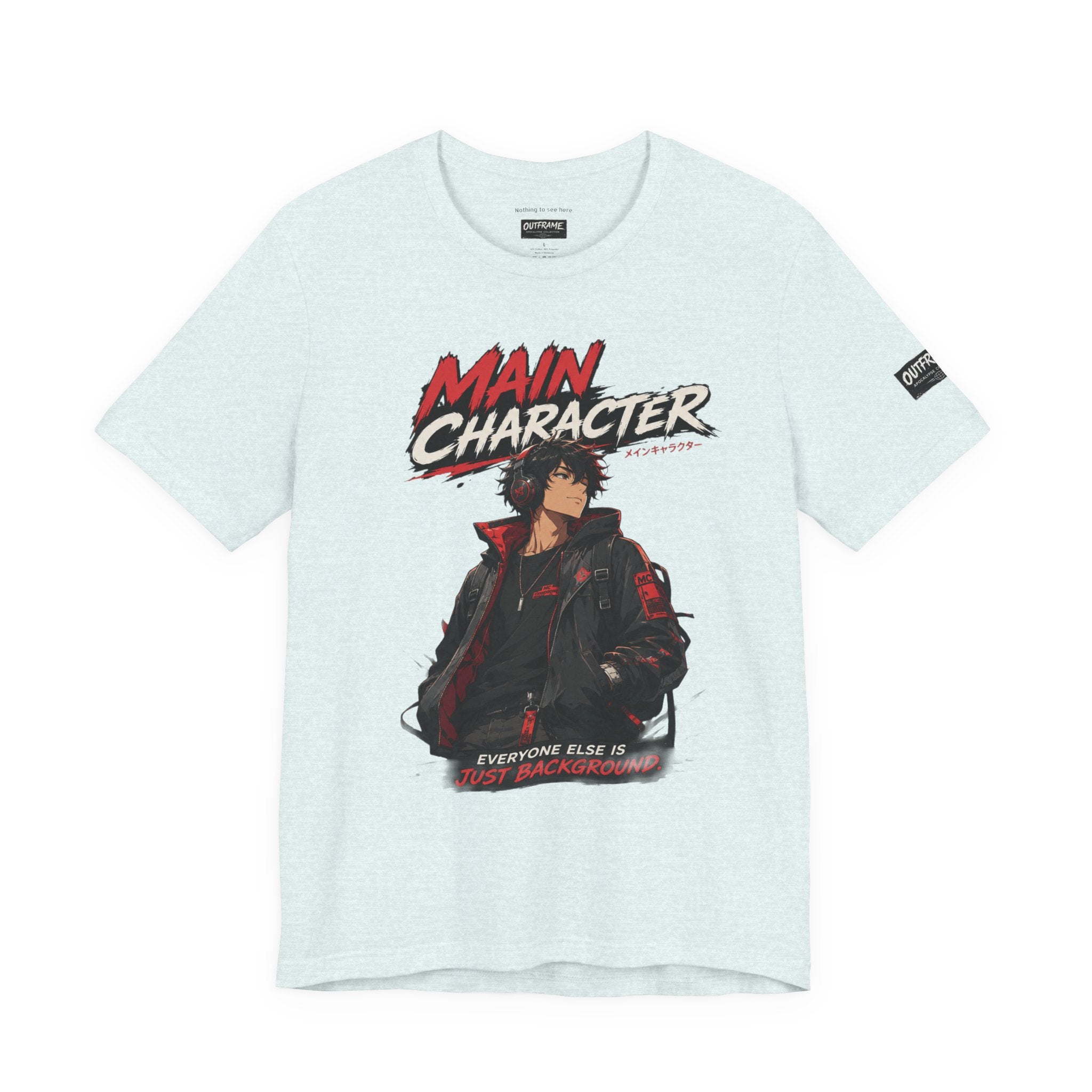Main Character Graphic Tee — "Your Story Starts Here" Anime Streetwear
