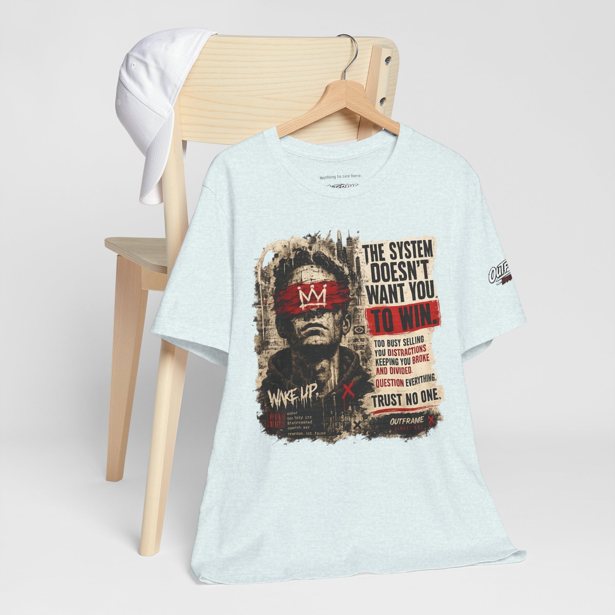 The System Doesn't Want You To Win – Hard Truths Premium Graphic T-Shirt