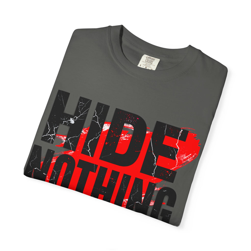 HIDE NOTHING – Dark RAW Hoodie | Outframe