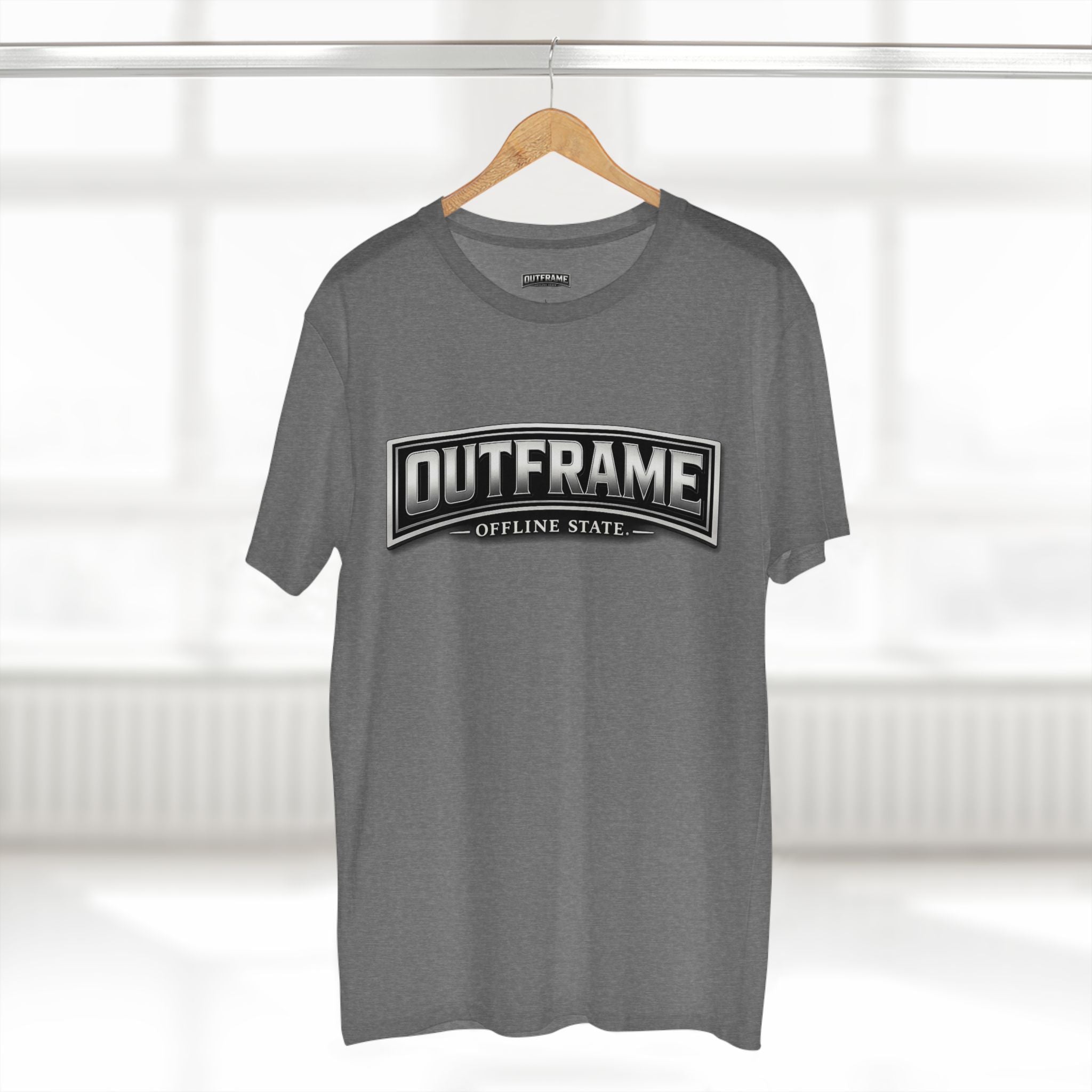 OUTFRAME® Offline State. | Premium Minimalist Statement T-Shirt | Essentials Collection