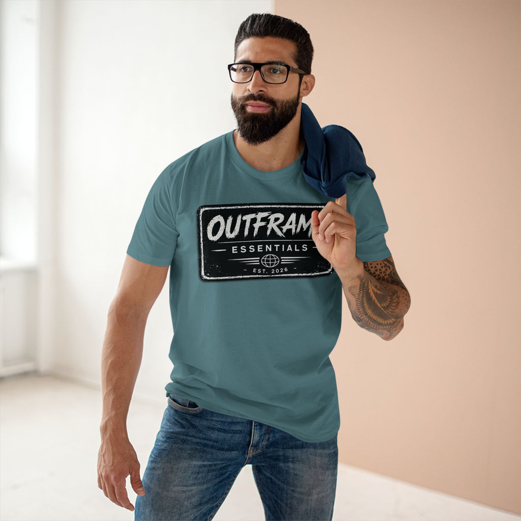 OUTFRAME® Essentials Logo T-Shirt | Premium Minimalist Streetwear | Signature Collection
