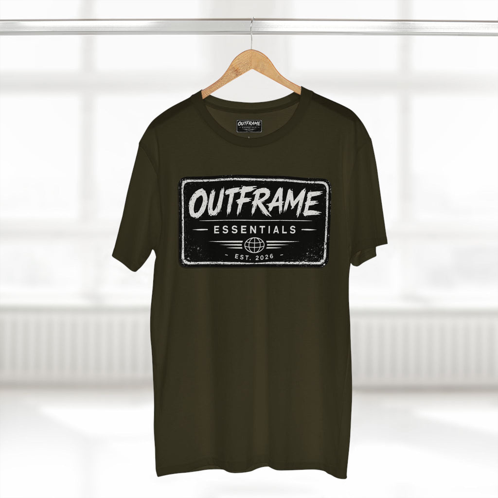 OUTFRAME® Essentials Logo T-Shirt | Premium Minimalist Streetwear | Signature Collection