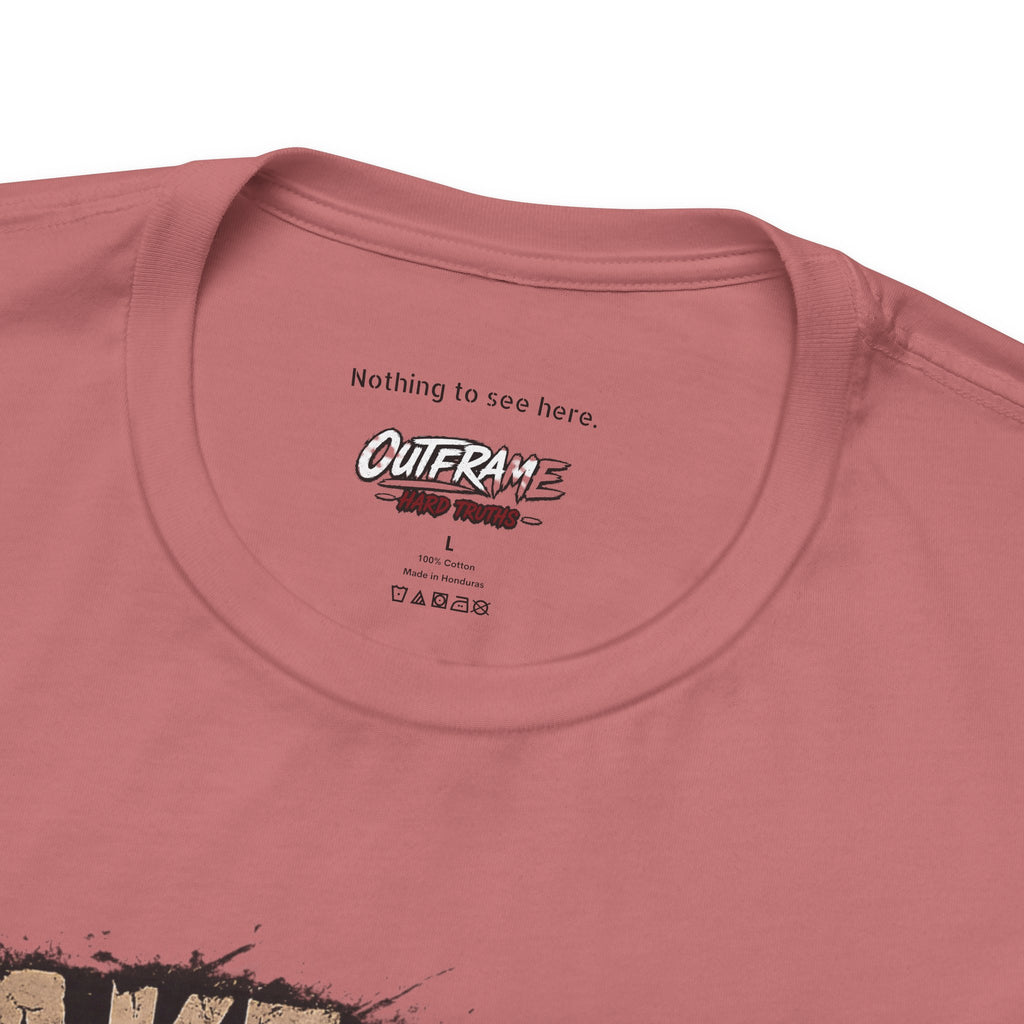 Fake Confidence – OUTFRAME Hard Truths Editorial Graphic T-Shirt