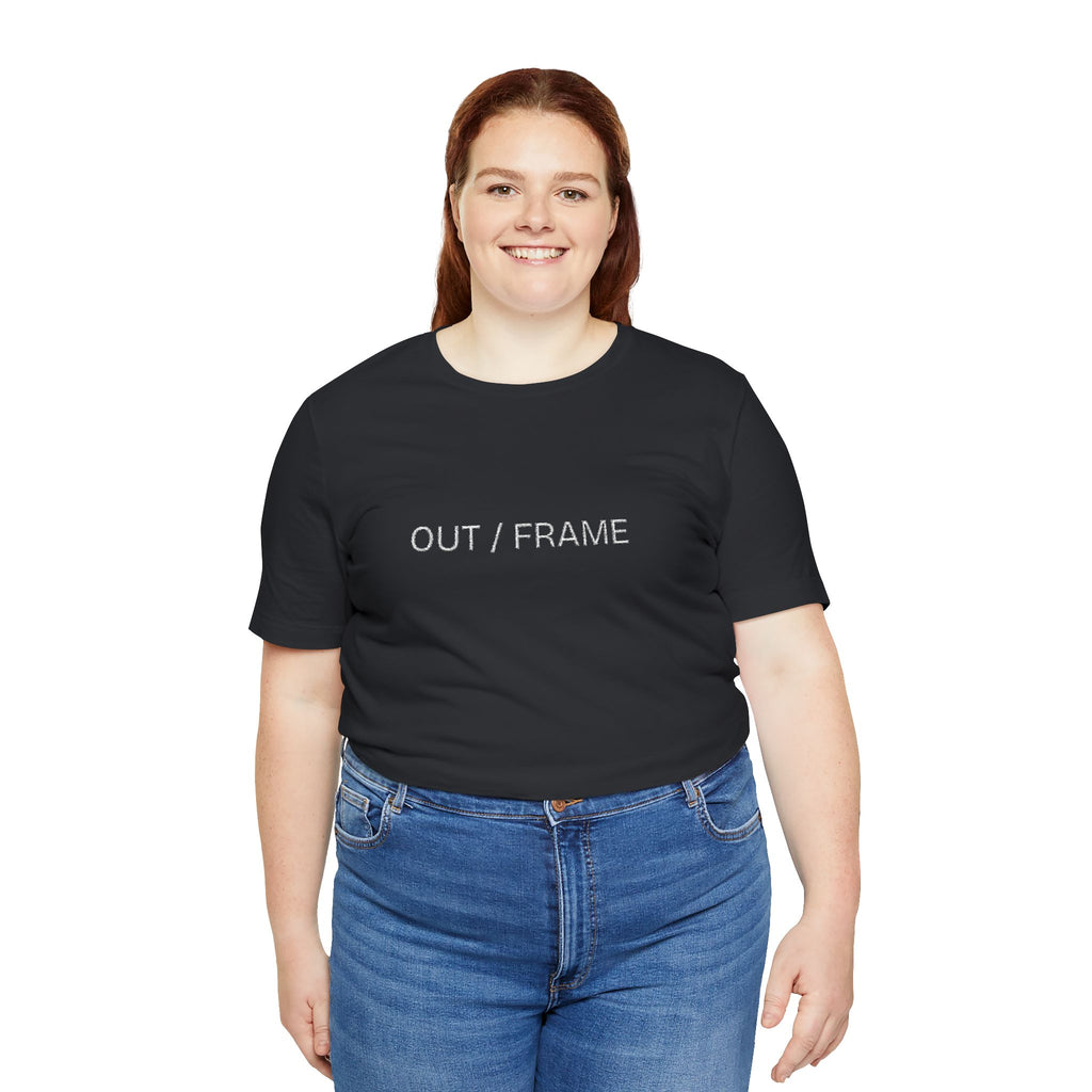 OUTFRAME Minimal Logo Tee – Black Edition
