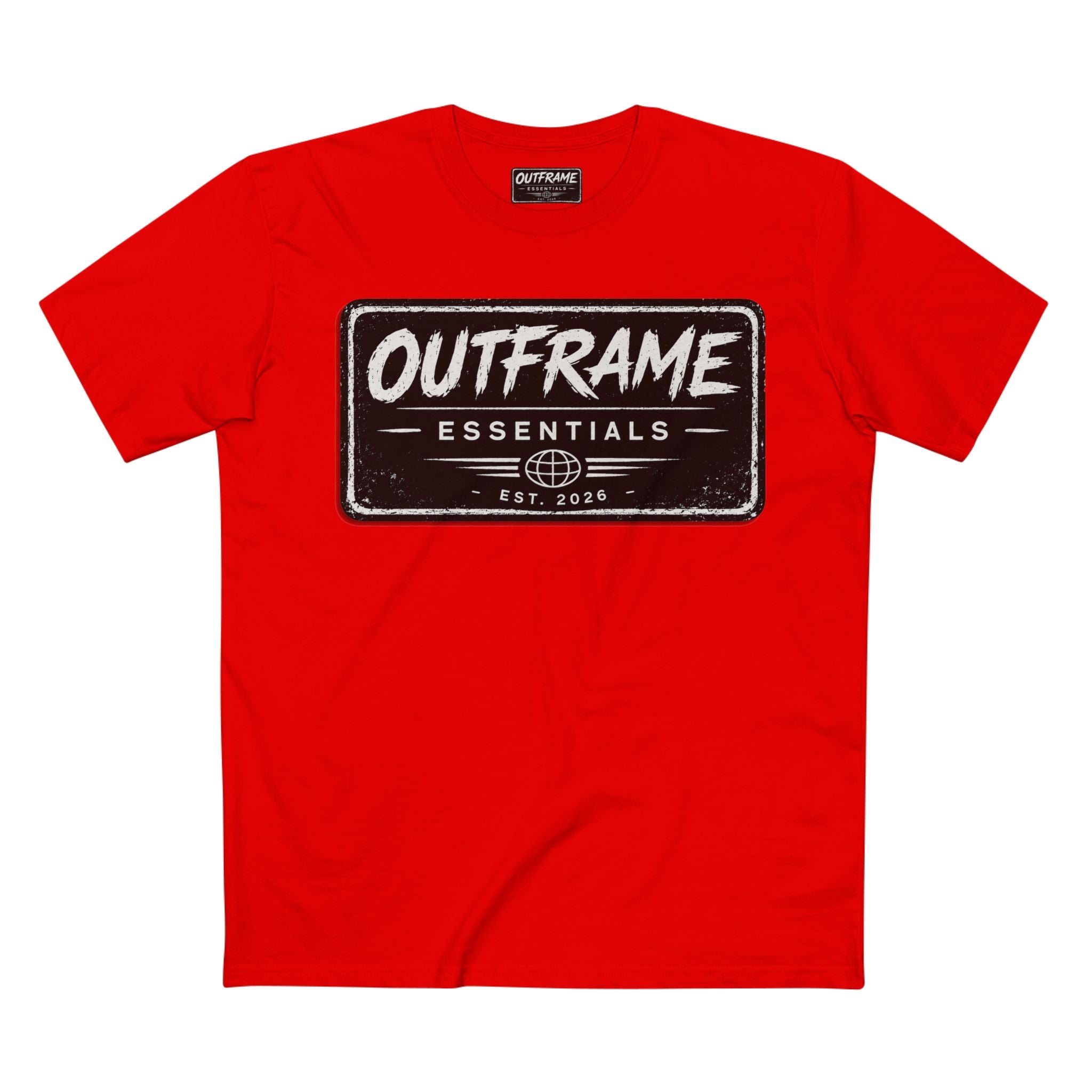OUTFRAME® Essentials Logo T-Shirt | Premium Minimalist Streetwear | Signature Collection