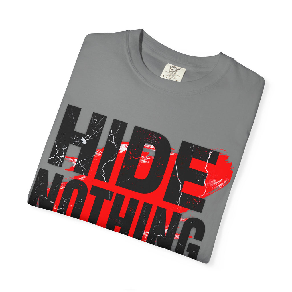 HIDE NOTHING – Dark RAW Hoodie | Outframe