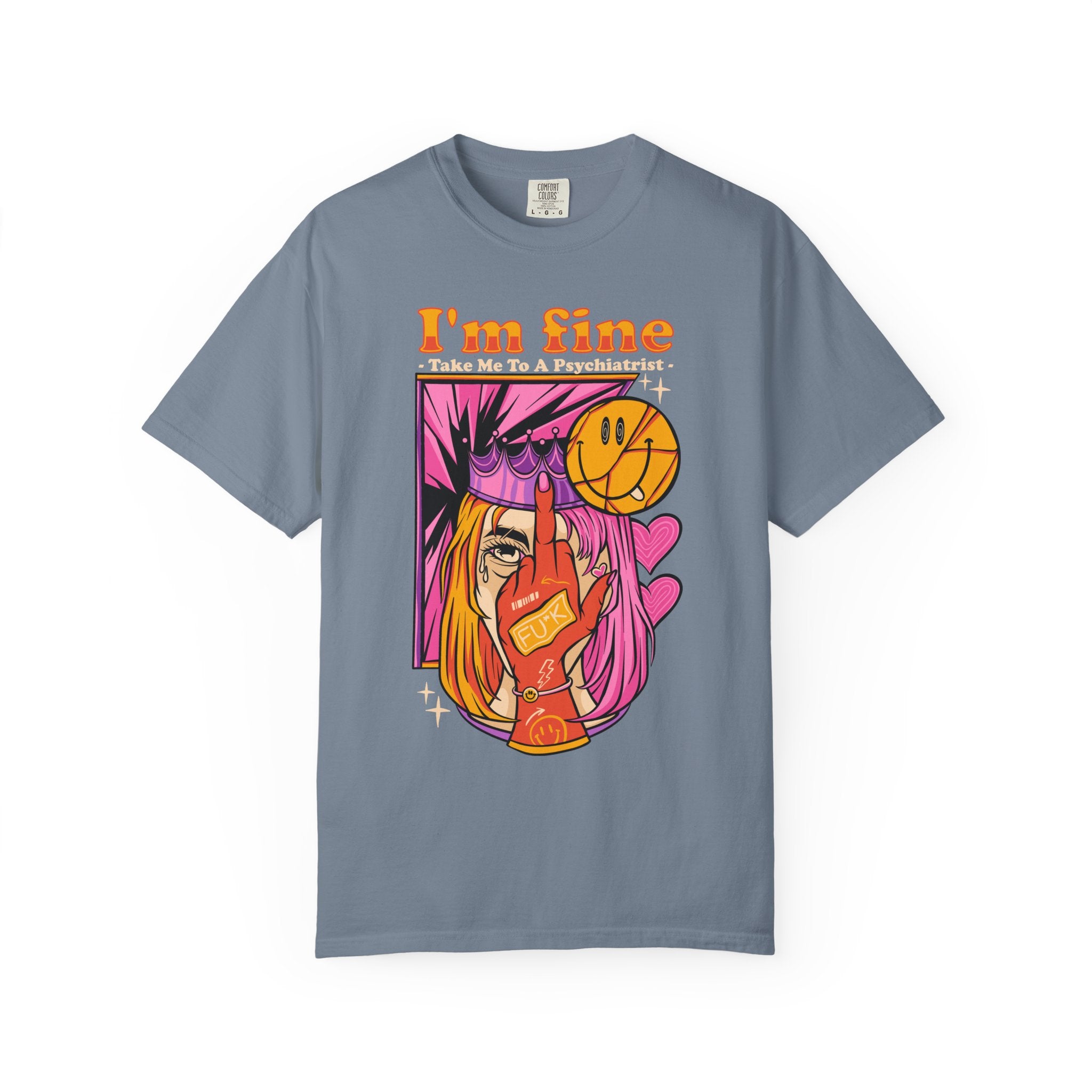 I’M FINE – Irony Street Tee