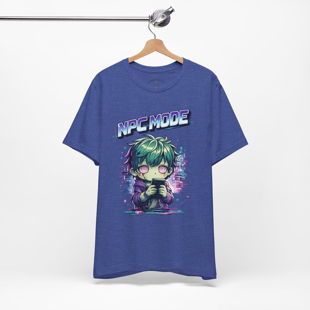 NPC MODE – Main Character Not Detected | Retro Anime Apocalypse T-Shirt