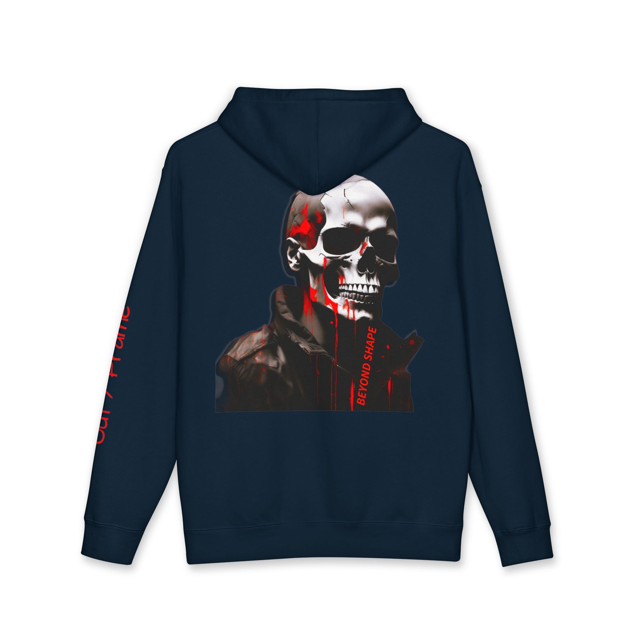 OUTFRAME – BEYOND SHAPE Skull Hoodie