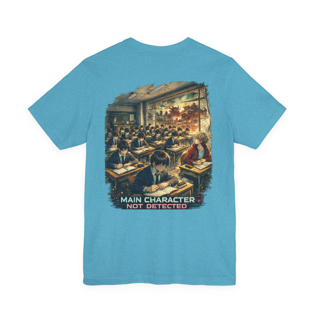 NPC MODE – Main Character Not Detected | Retro Anime Apocalypse T-Shirt