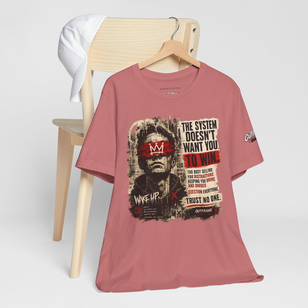 The System Doesn't Want You To Win – Hard Truths Premium Graphic T-Shirt