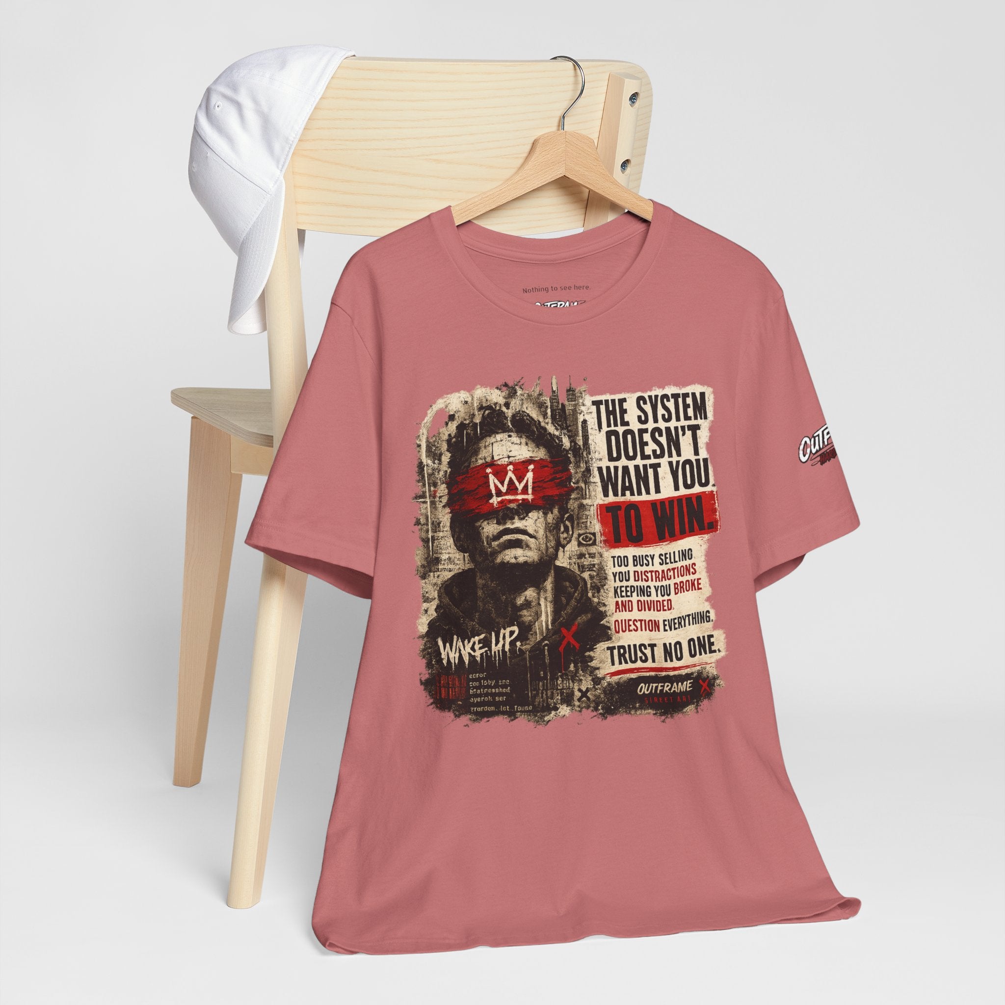 The System Doesn't Want You To Win – Hard Truths Premium Graphic T-Shirt