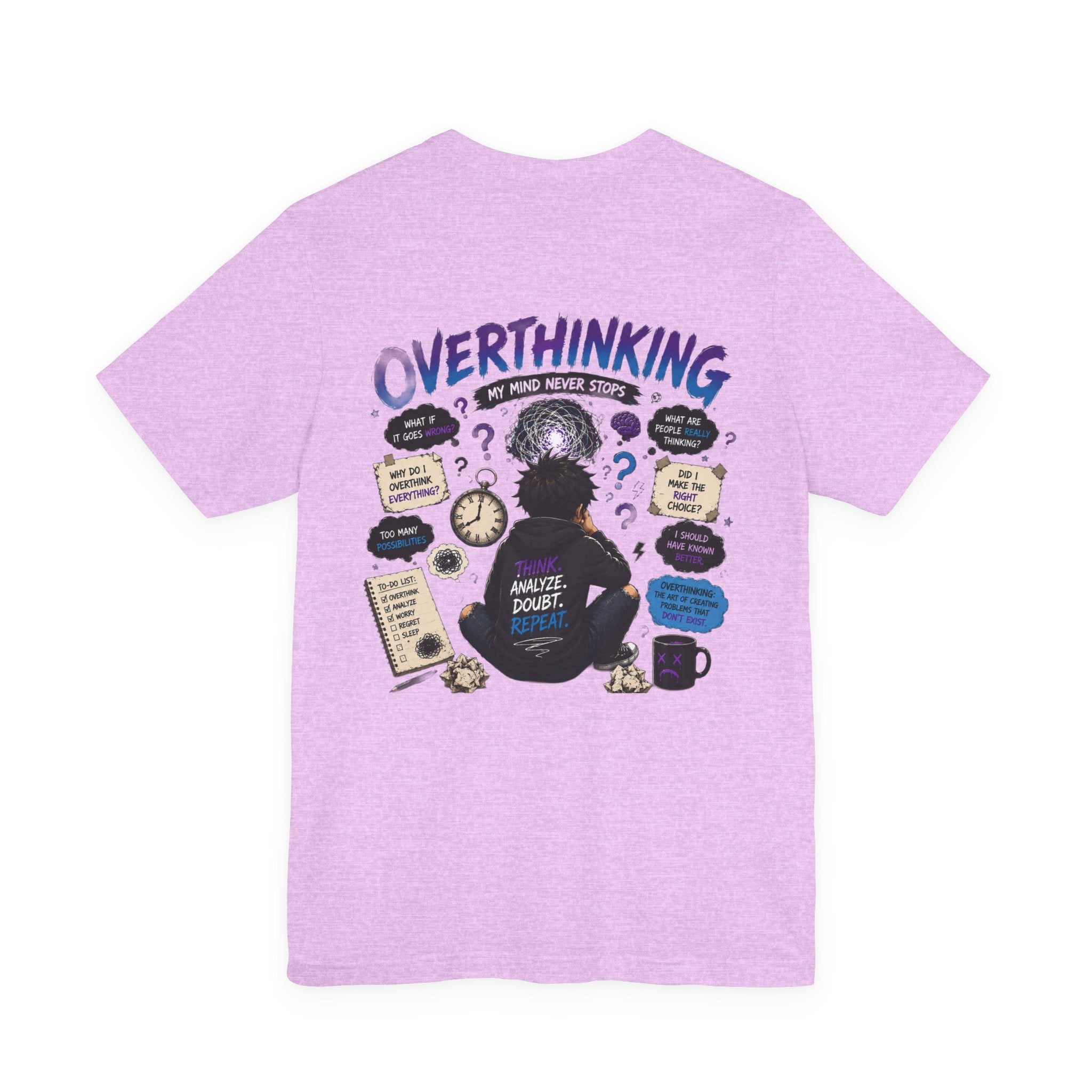 Overthinking – Still Deciding... | Retro Anime Apocalypse T-Shirt