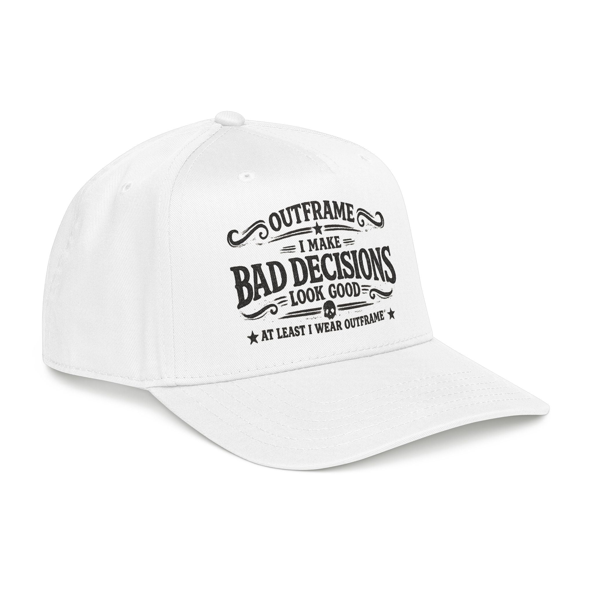 Outframe "I Make Bad Decisions" Mid Profile Baseball Cap