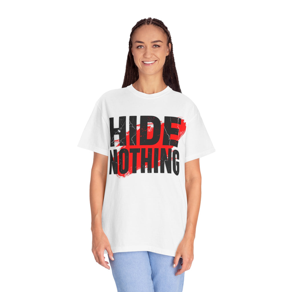 HIDE NOTHING – Dark RAW Hoodie | Outframe