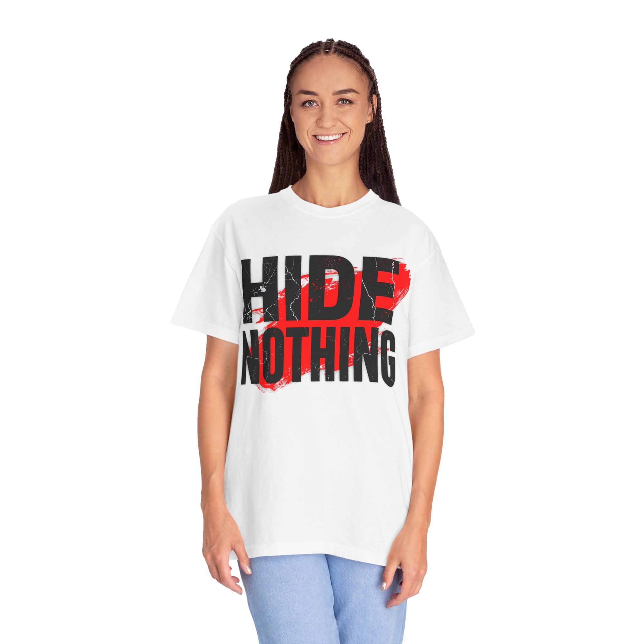 HIDE NOTHING – Dark RAW Hoodie | Outframe