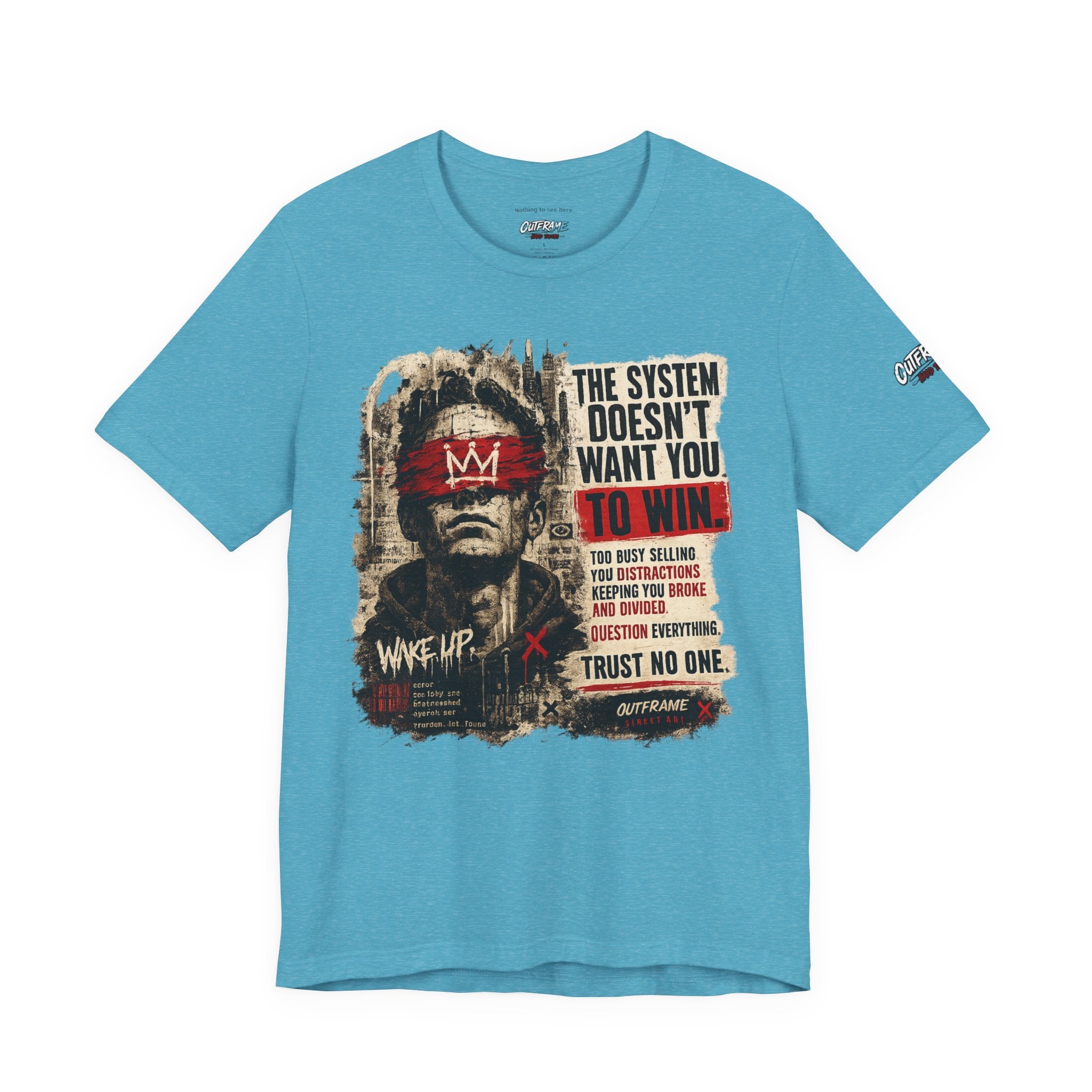 The System Doesn't Want You To Win – Hard Truths Premium Graphic T-Shirt