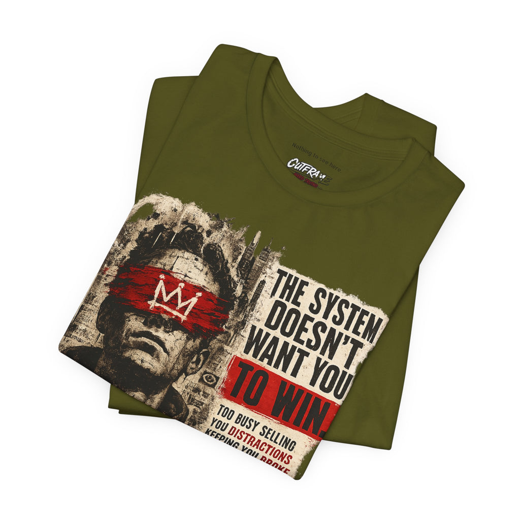 The System Doesn't Want You To Win – Hard Truths Premium Graphic T-Shirt