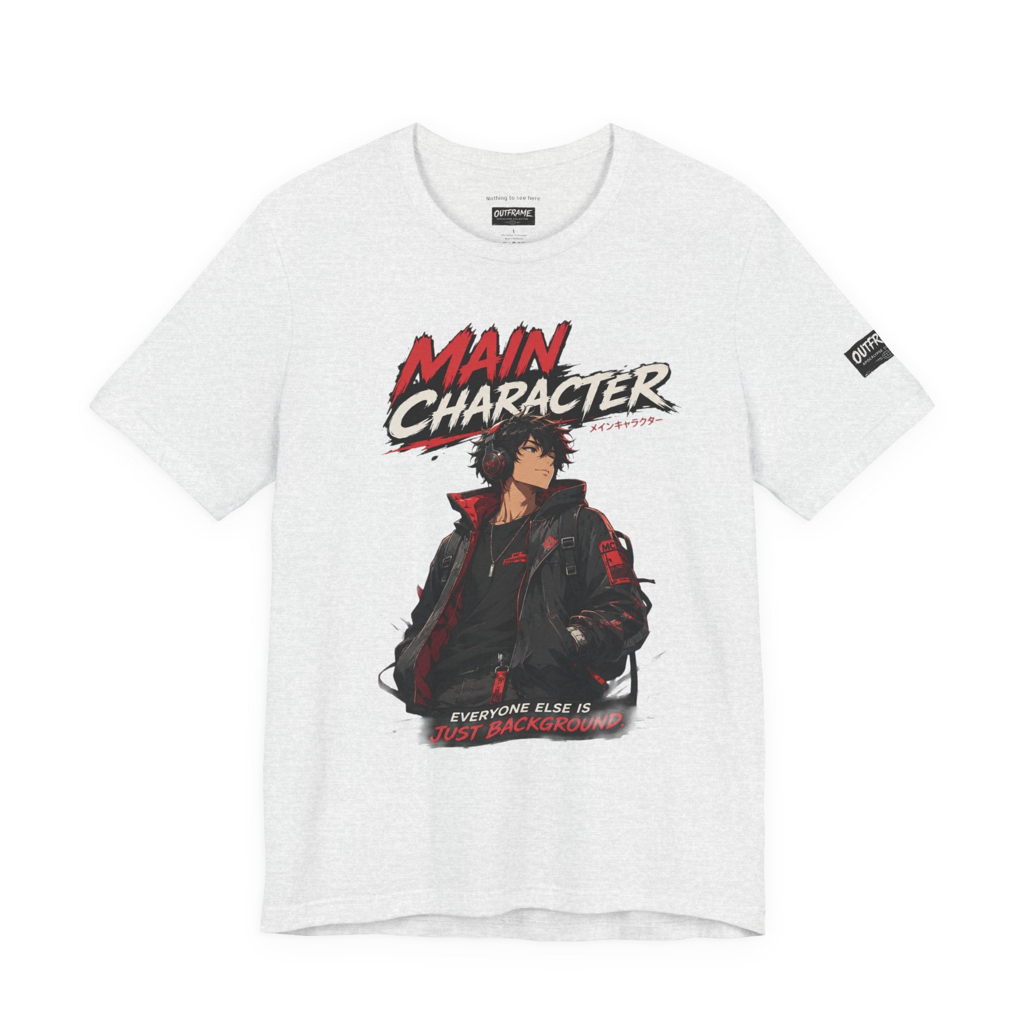 Main Character Graphic Tee — "Your Story Starts Here" Anime Streetwear