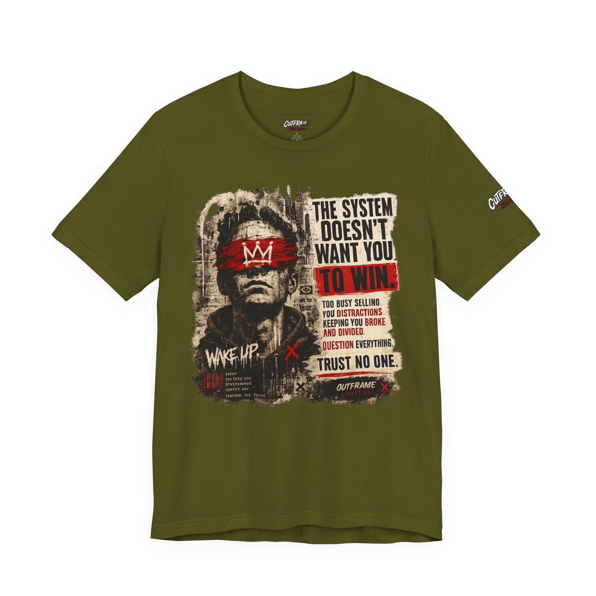 The System Doesn't Want You To Win – Hard Truths Premium Graphic T-Shirt