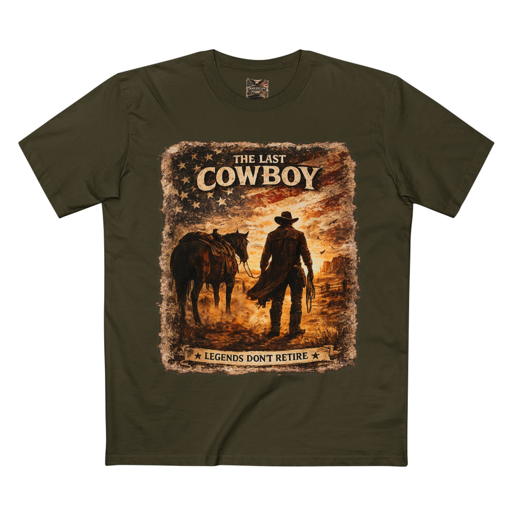 The Last Cowboy – Vintage Western Graphic T-Shirt | American Collection