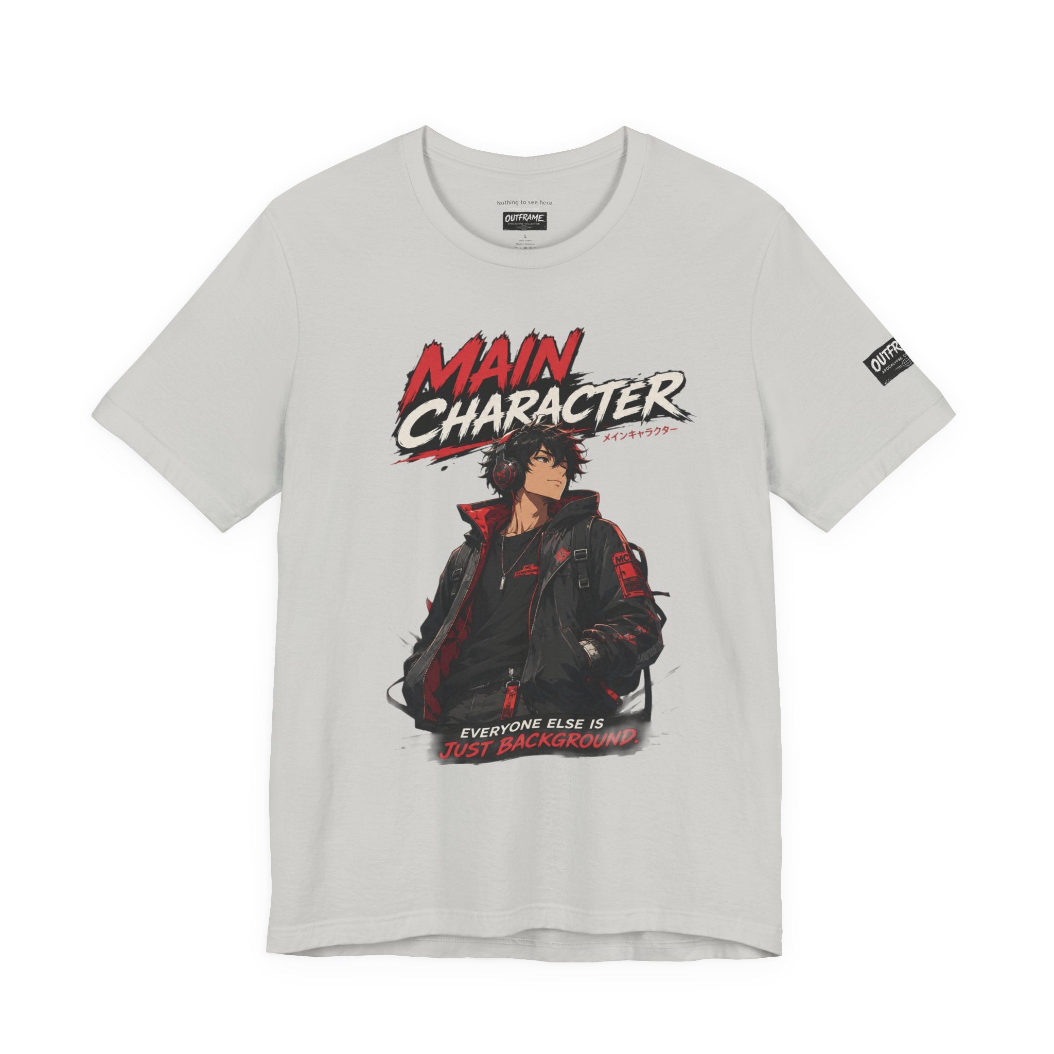 Main Character Graphic Tee — "Your Story Starts Here" Anime Streetwear