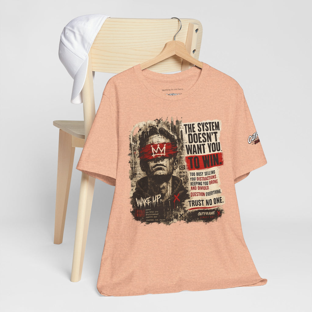 The System Doesn't Want You To Win – Hard Truths Premium Graphic T-Shirt