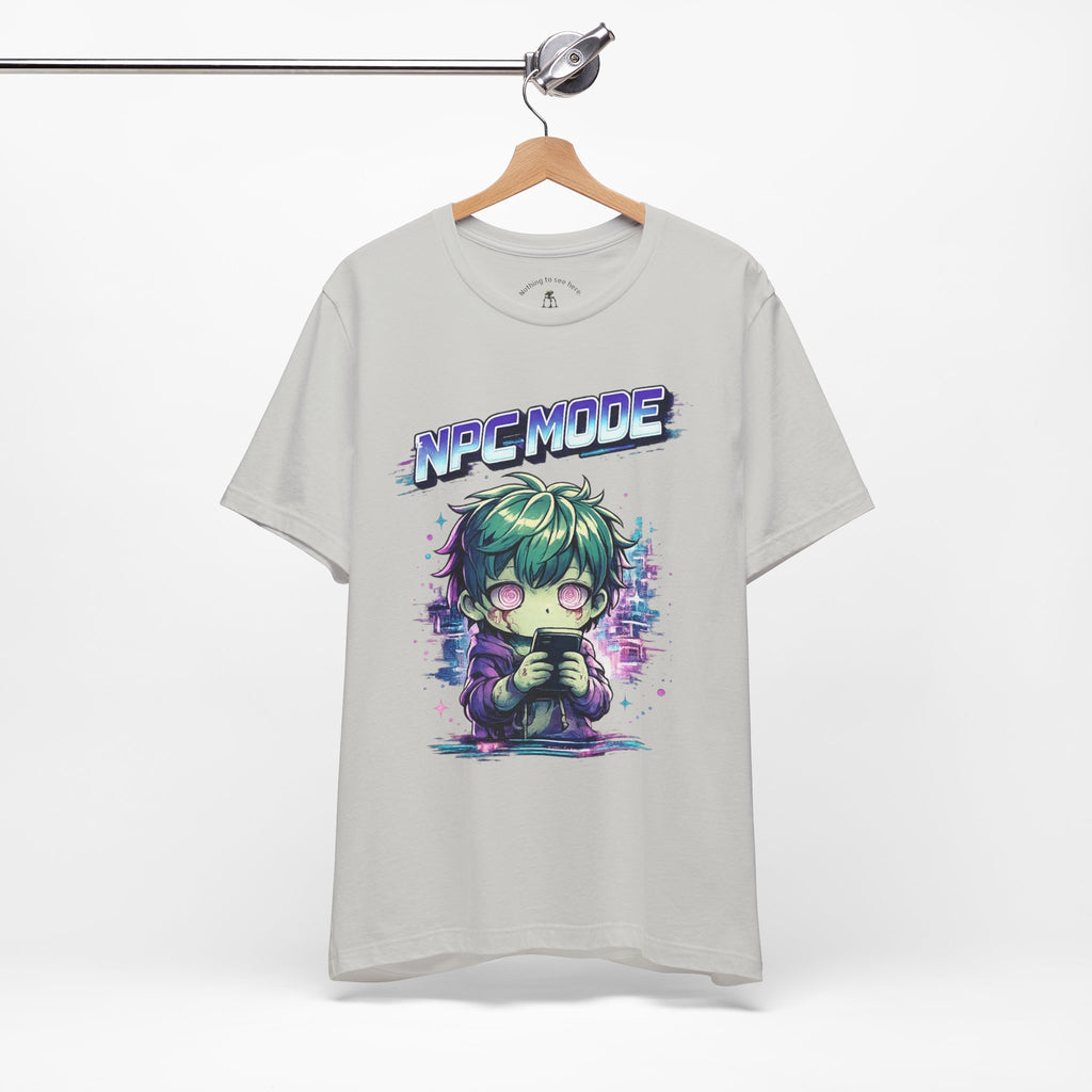 NPC MODE – Main Character Not Detected | Retro Anime Apocalypse T-Shirt