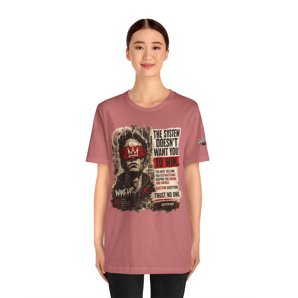 The System Doesn't Want You To Win – Hard Truths Premium Graphic T-Shirt