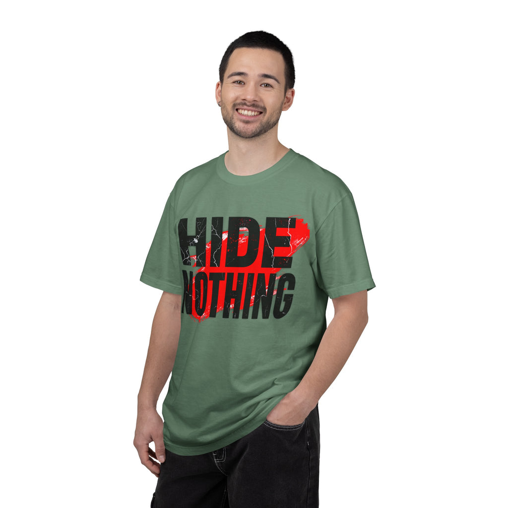 HIDE NOTHING – Dark RAW Hoodie | Outframe