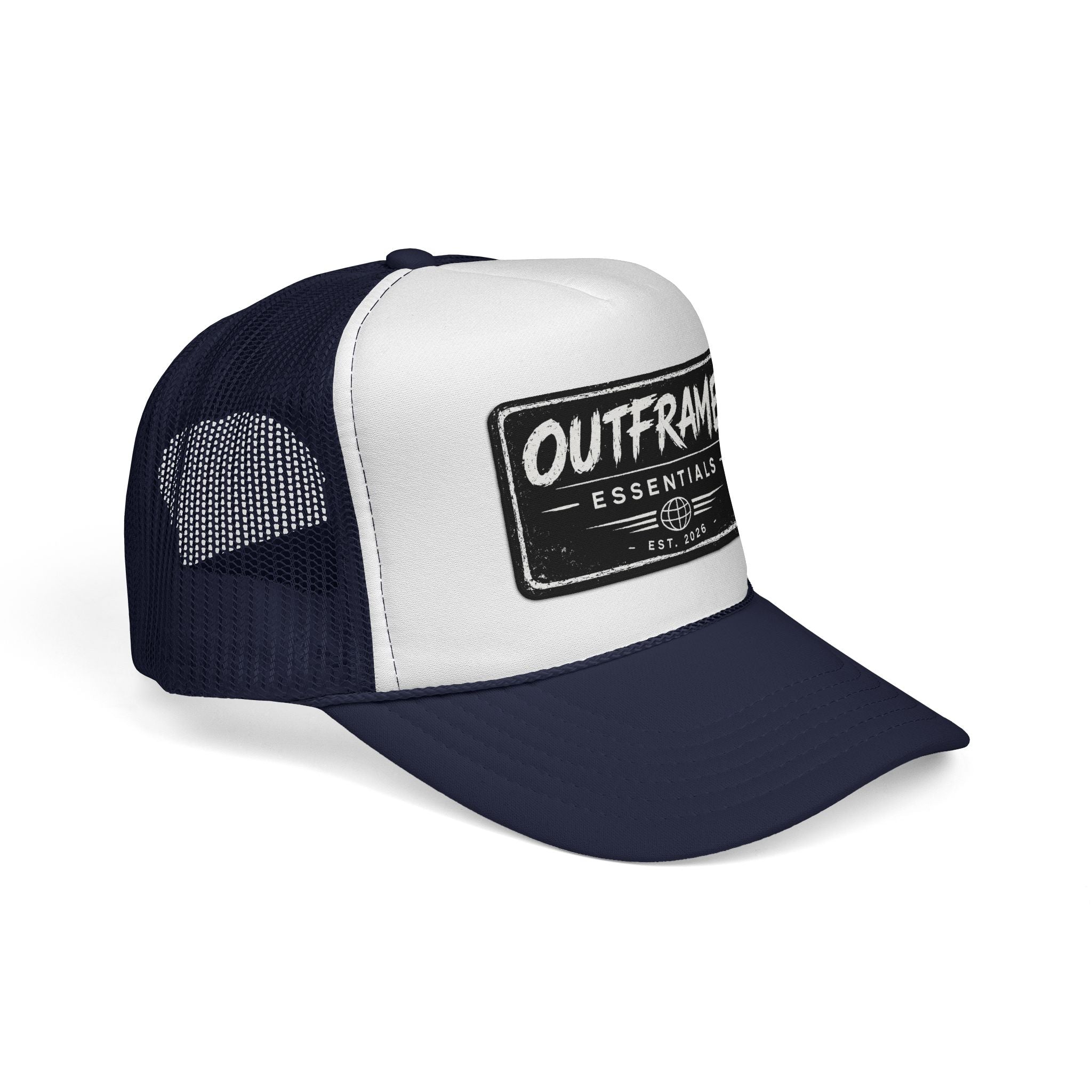OUTFRAME Essentials – Premium Brush Logo Trucker Cap