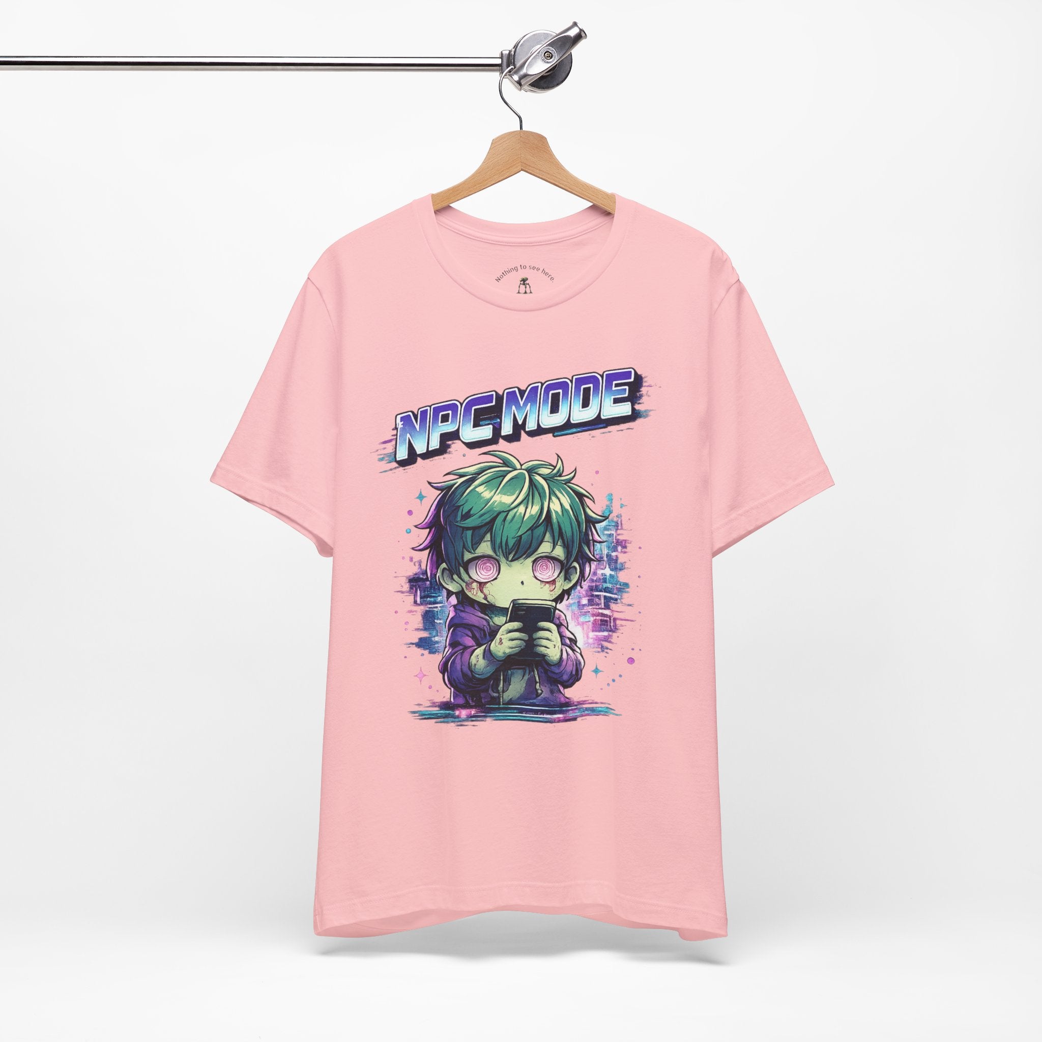 NPC MODE – Main Character Not Detected | Retro Anime Apocalypse T-Shirt