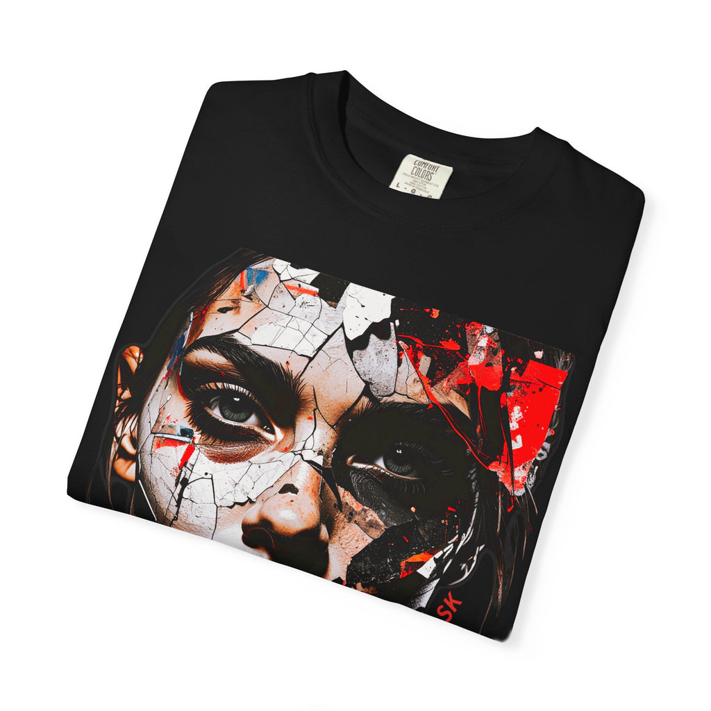 CRACK THE MASK – Dark Statement Graphic Tee