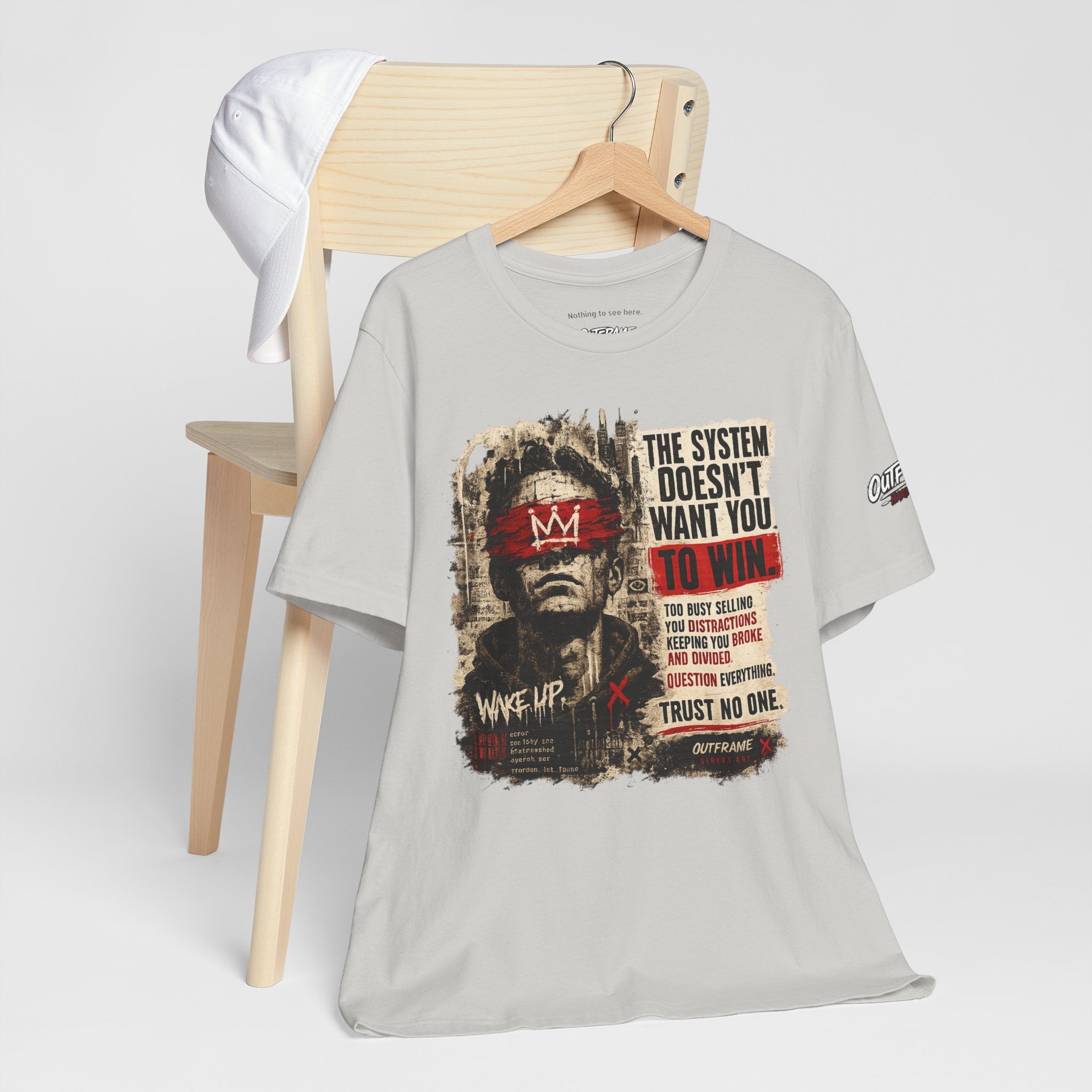 The System Doesn't Want You To Win – Hard Truths Premium Graphic T-Shirt