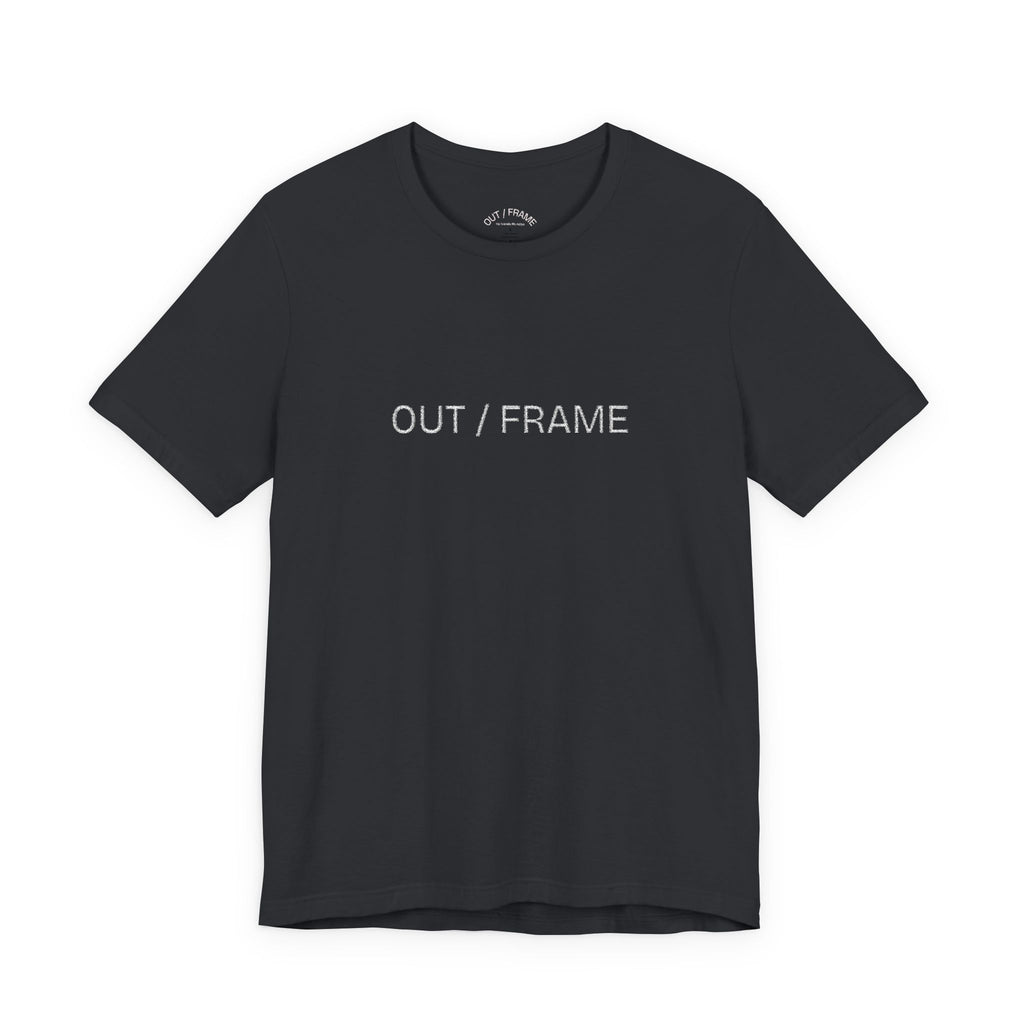 OUTFRAME Minimal Logo Tee – Black Edition