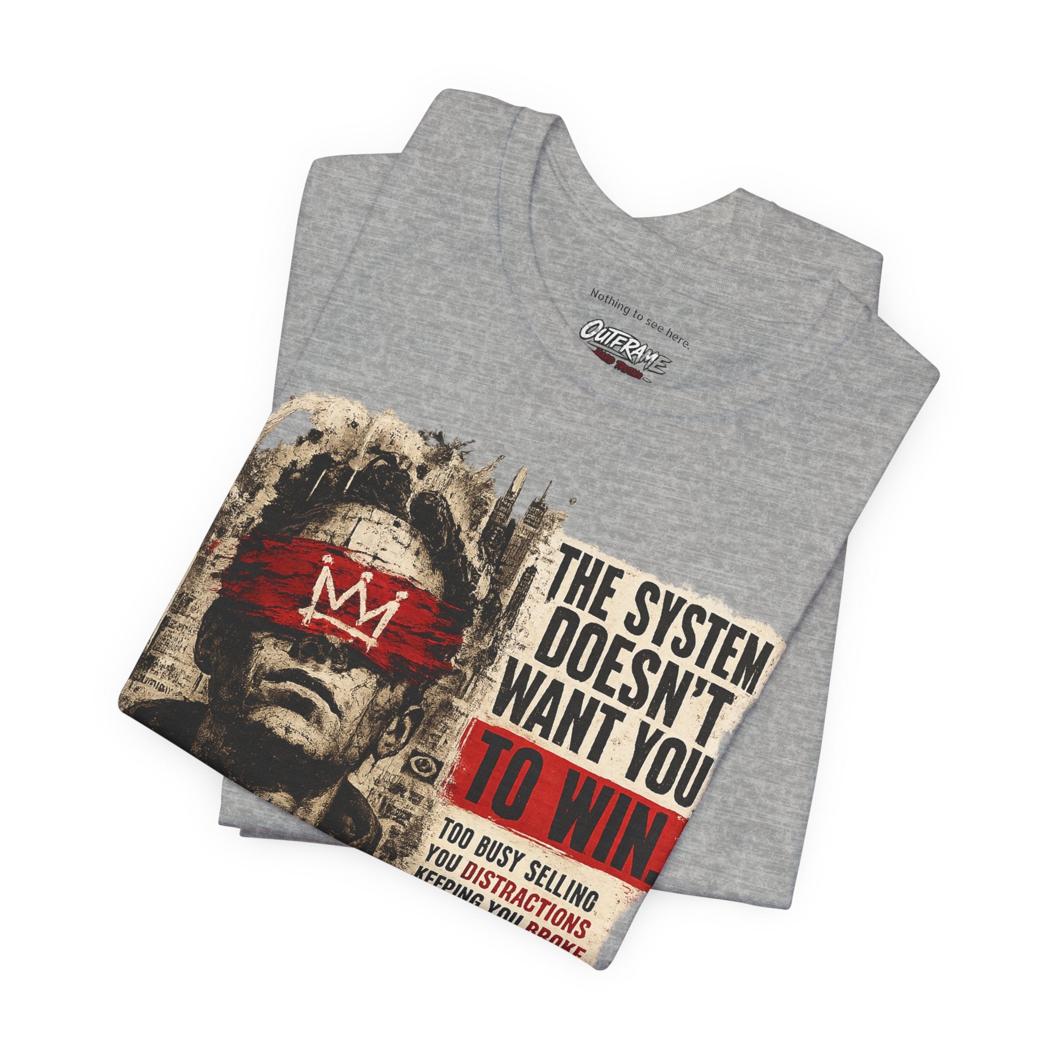 The System Doesn't Want You To Win – Hard Truths Premium Graphic T-Shirt